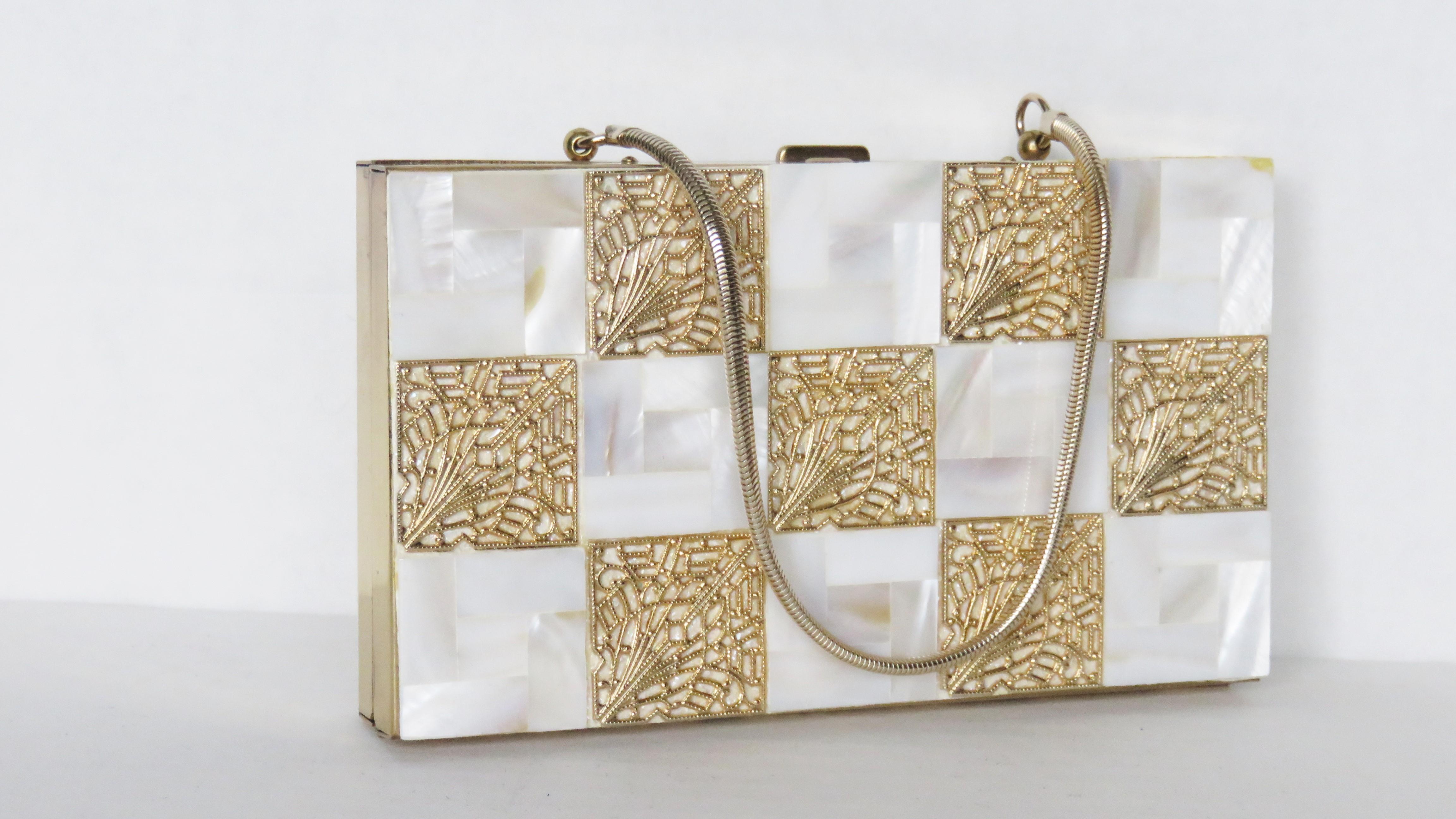 mother of pearl handbag