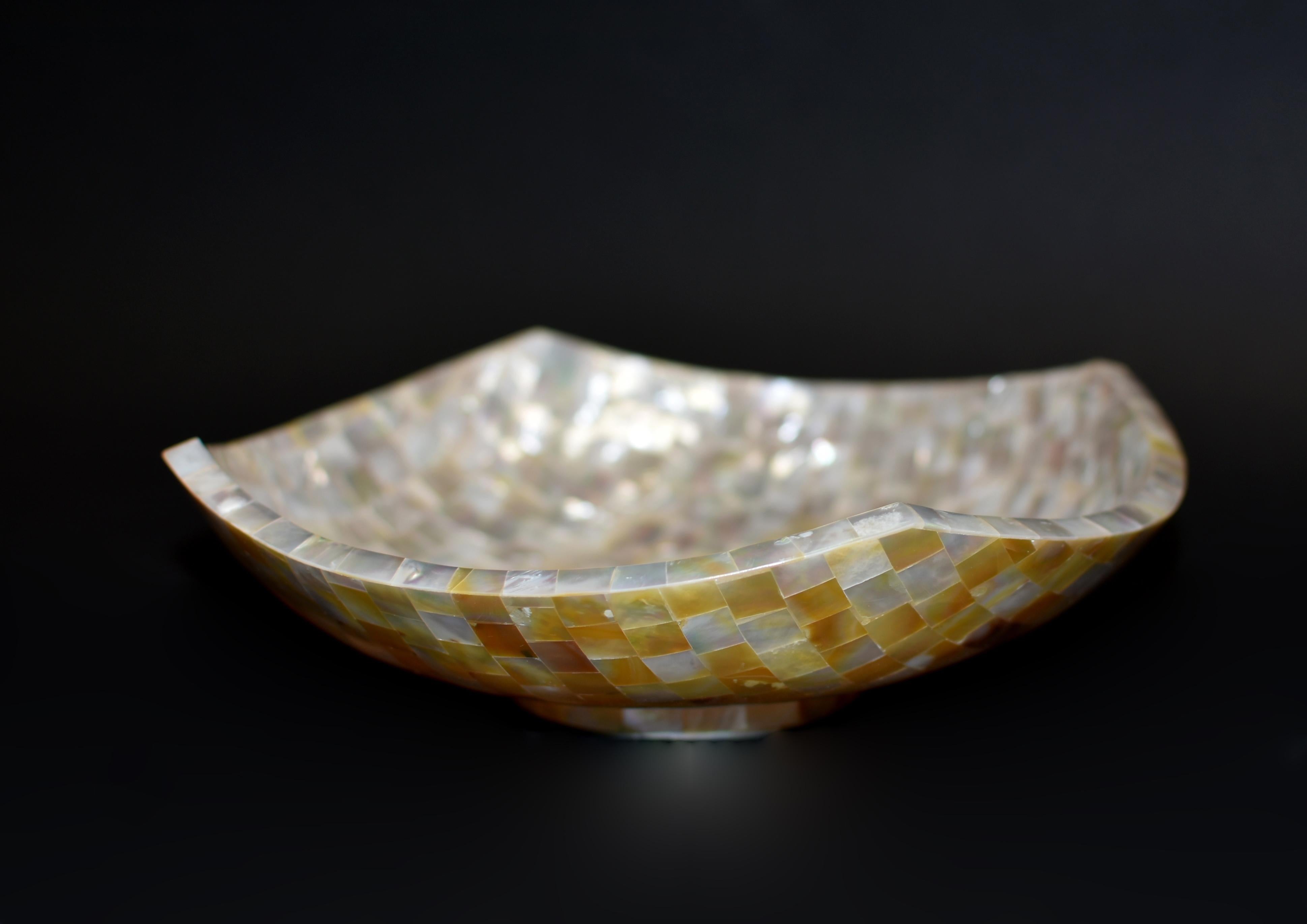 Mother of Pearl Bowl Unique 4