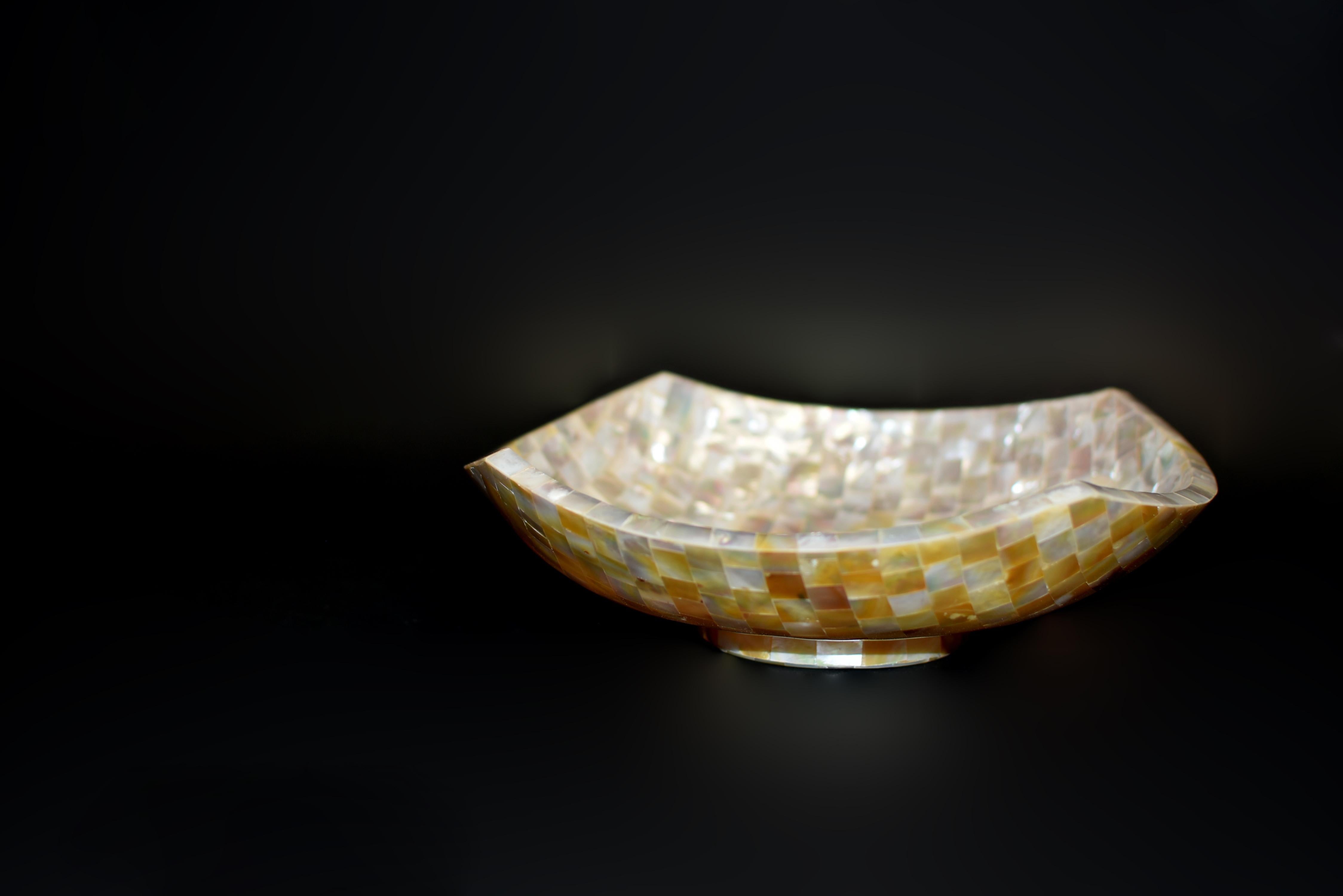 Mother of Pearl Bowl Unique 6