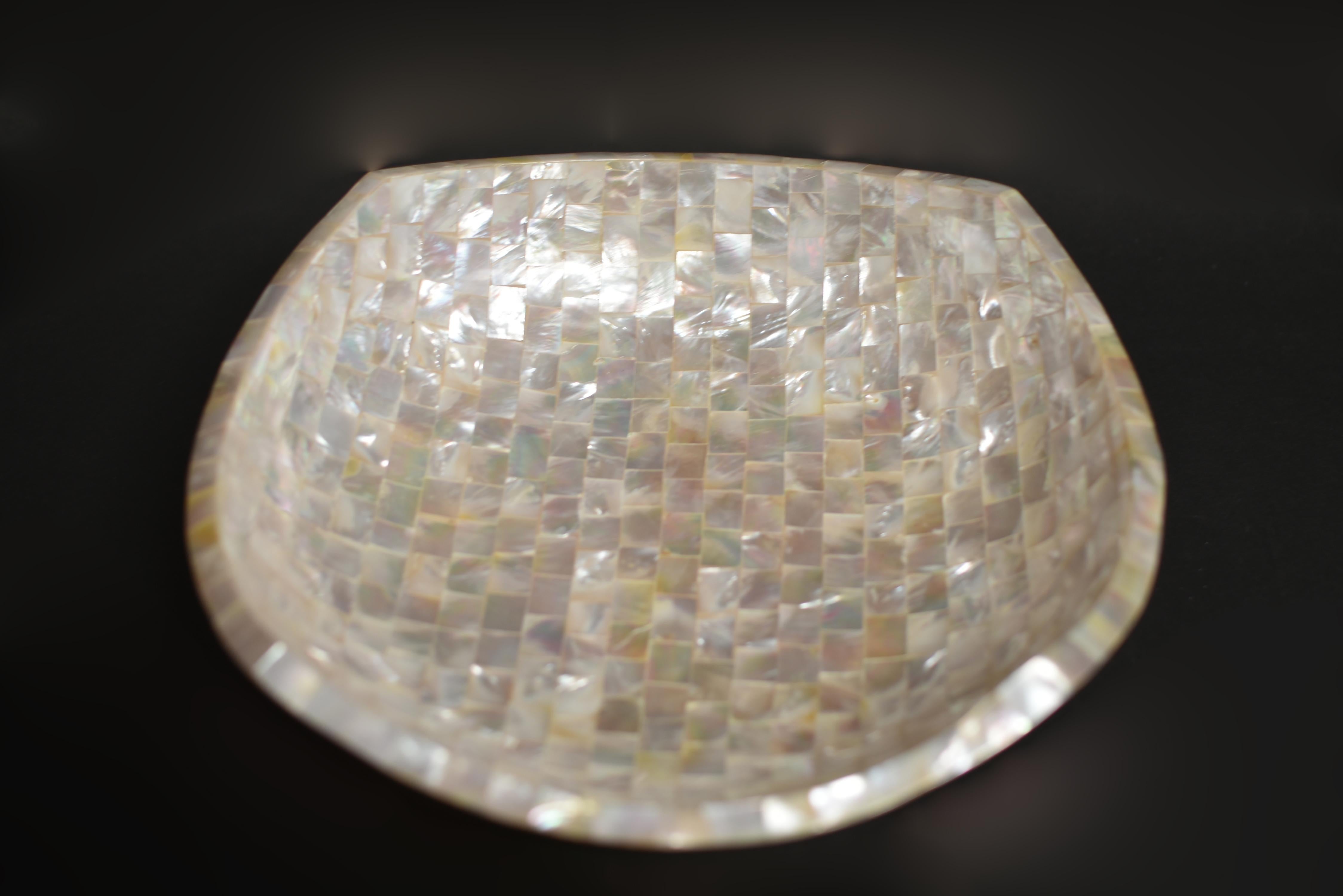 Indonesian Mother of Pearl Bowl Unique