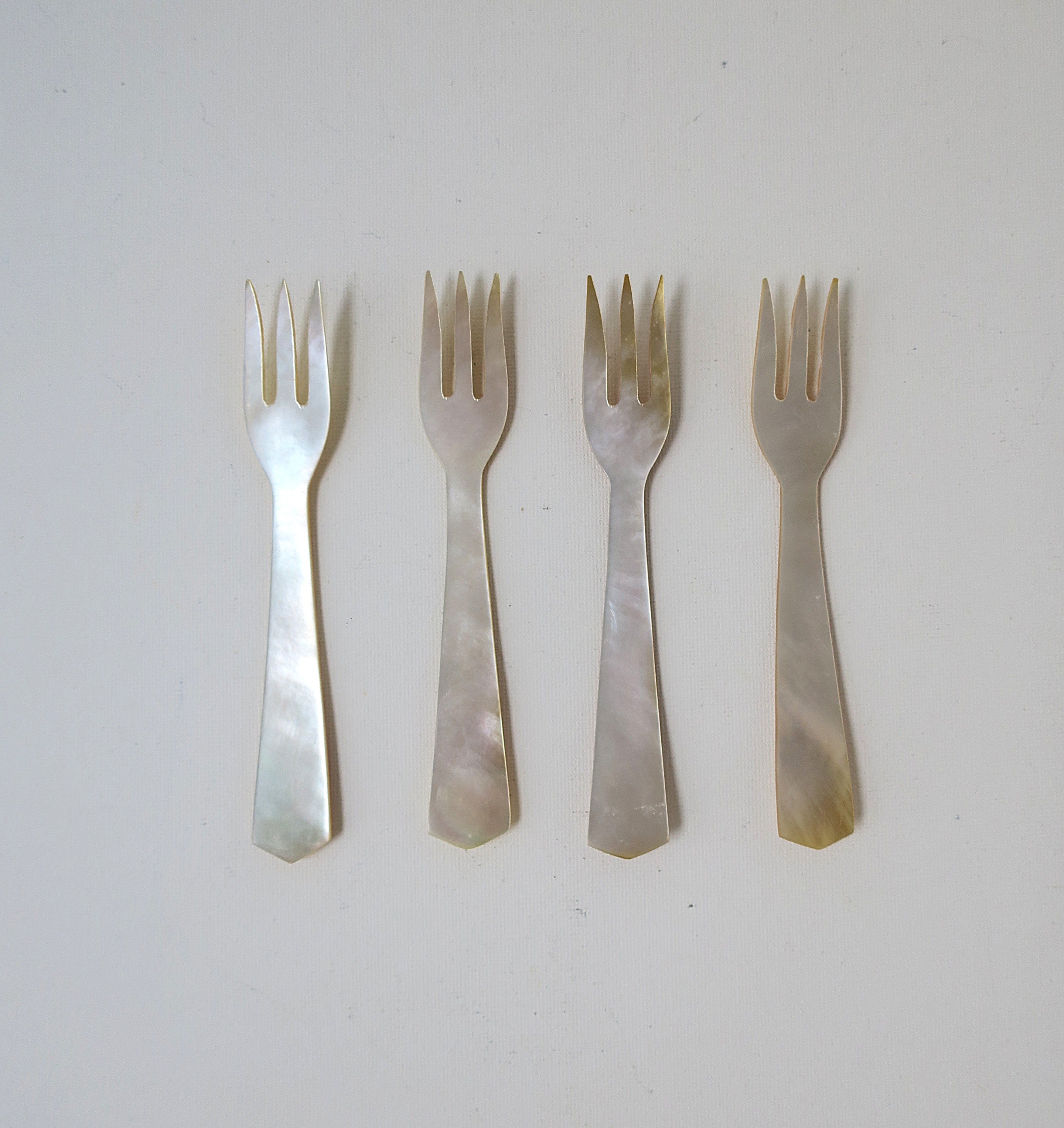Mother of Pearl Caviar Appetizer Forks For Sale