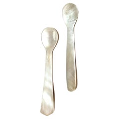 Cucharas para caviar de nácar, set de 2