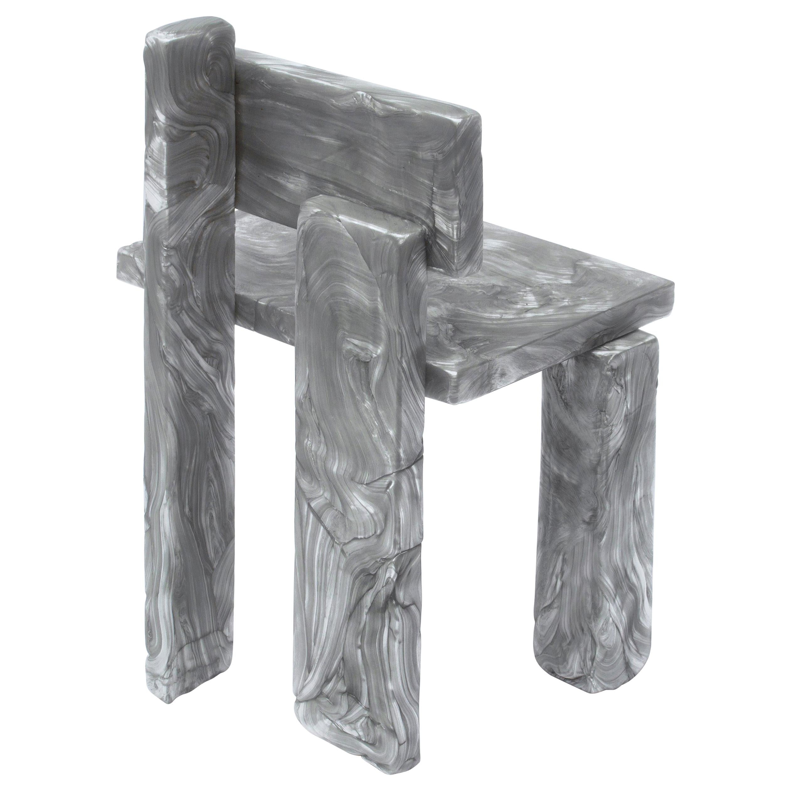 Perlmutt-Stuhl von Marten und Joost