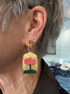 Perlmutt-Ohrringe von Silvia Furmanovich