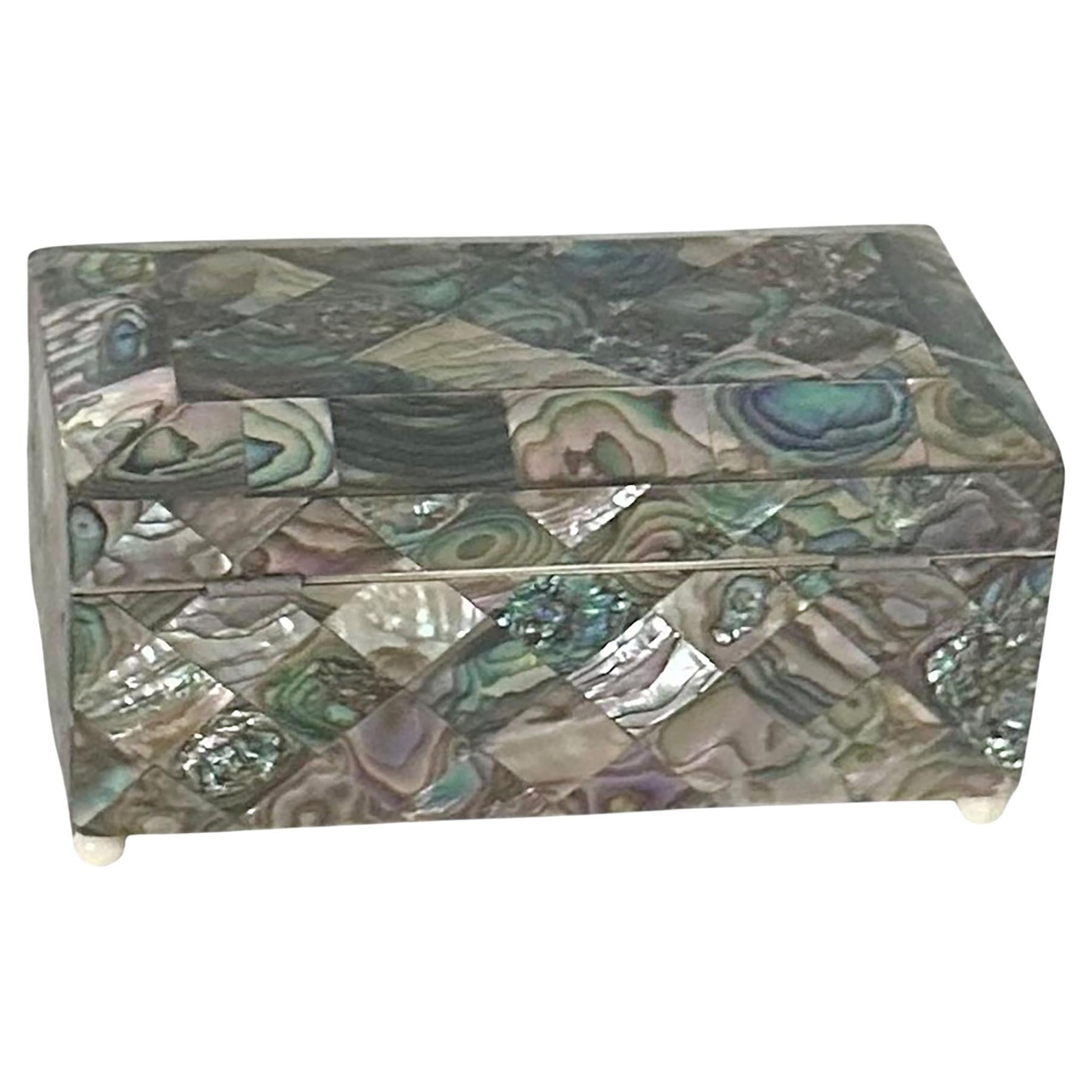 Caja inglesa de nácar Inglés