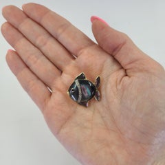 Mother of Pearl Fish Pin