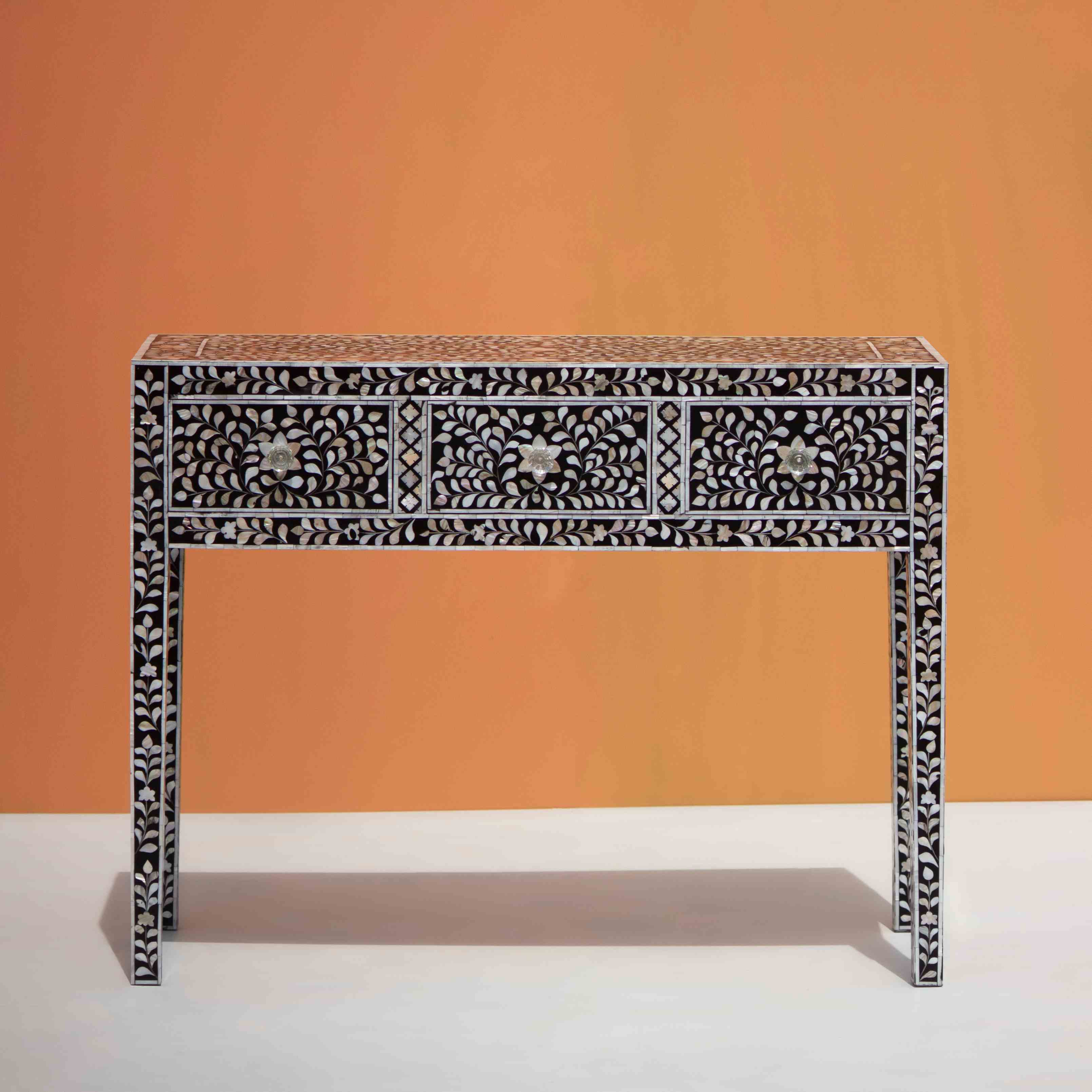 bone inlay desk