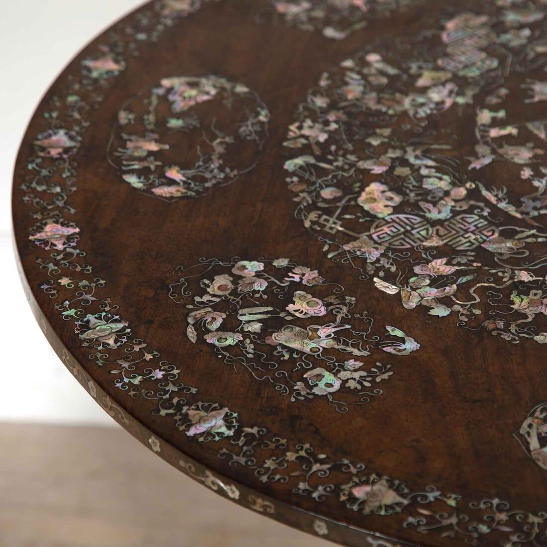 Inlay Mother of Pearl Inlaid Centre Table