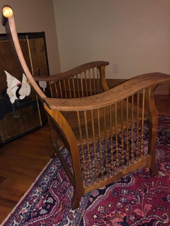 Mother of Pearl inlay British Colonial Mother of Pearl Art Deco Armchair