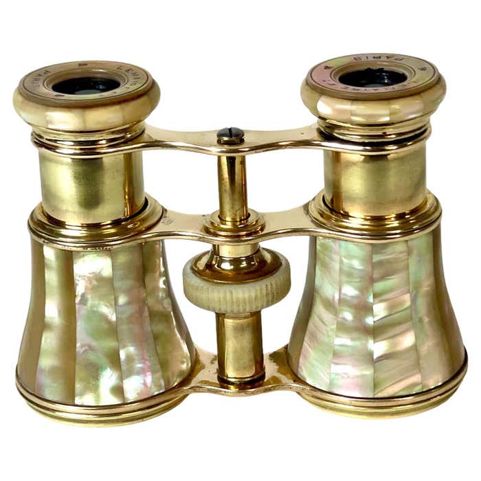 French Mother of Pearl Opera Glasses by LeMaire, Paris For Sale at ...