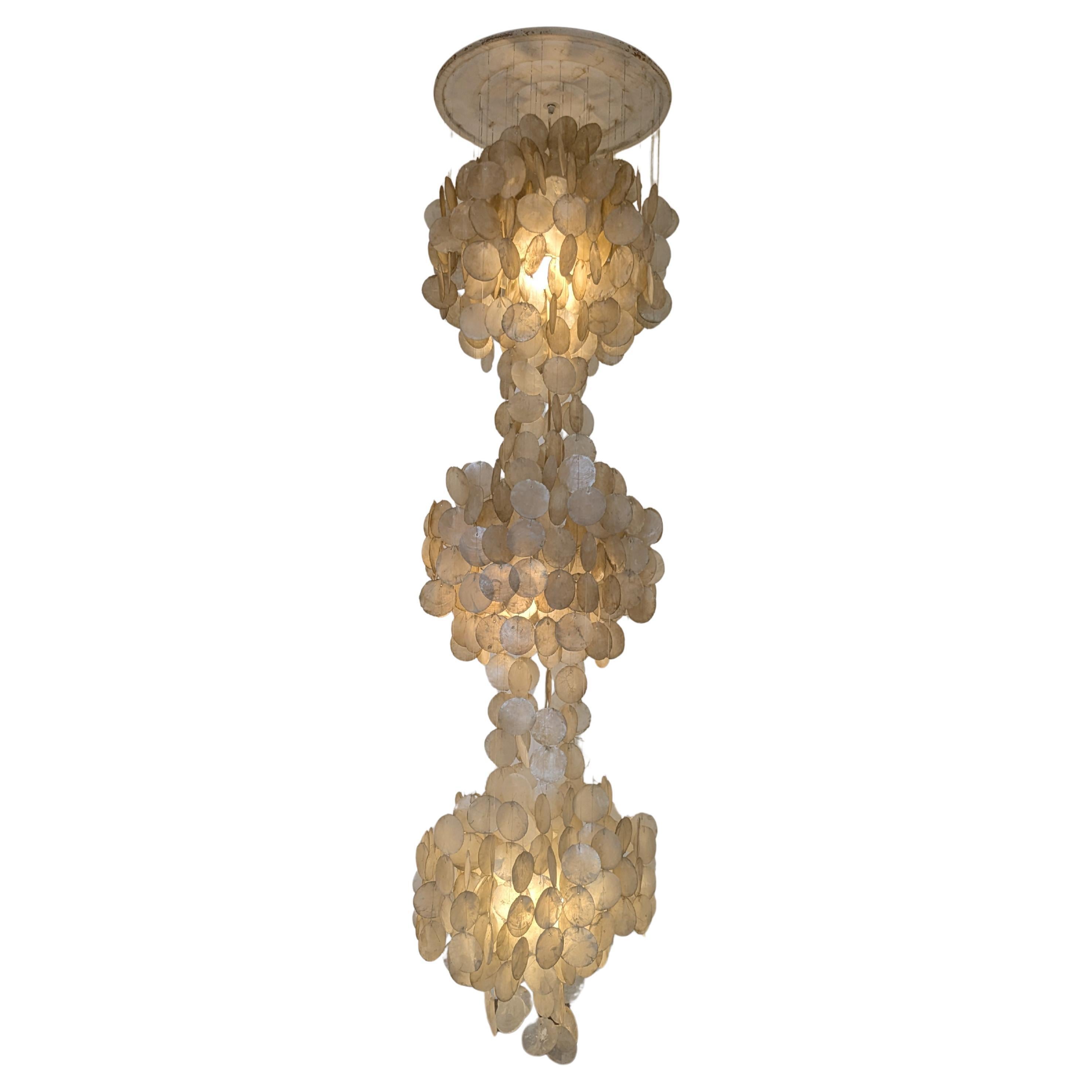 Mother of pearl pendant, 160cm Philippines, 1960's