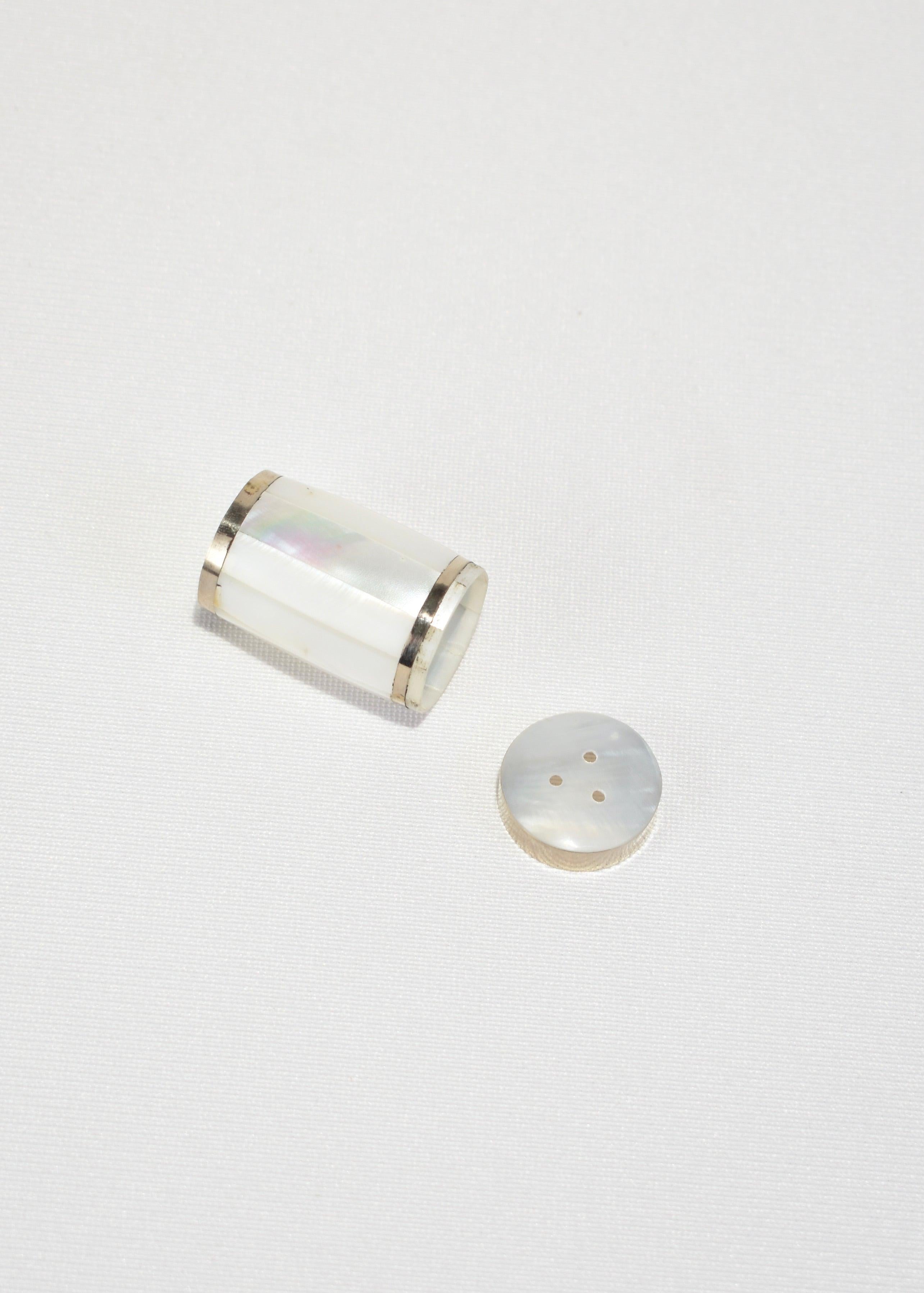 pearl salt and pepper shakers