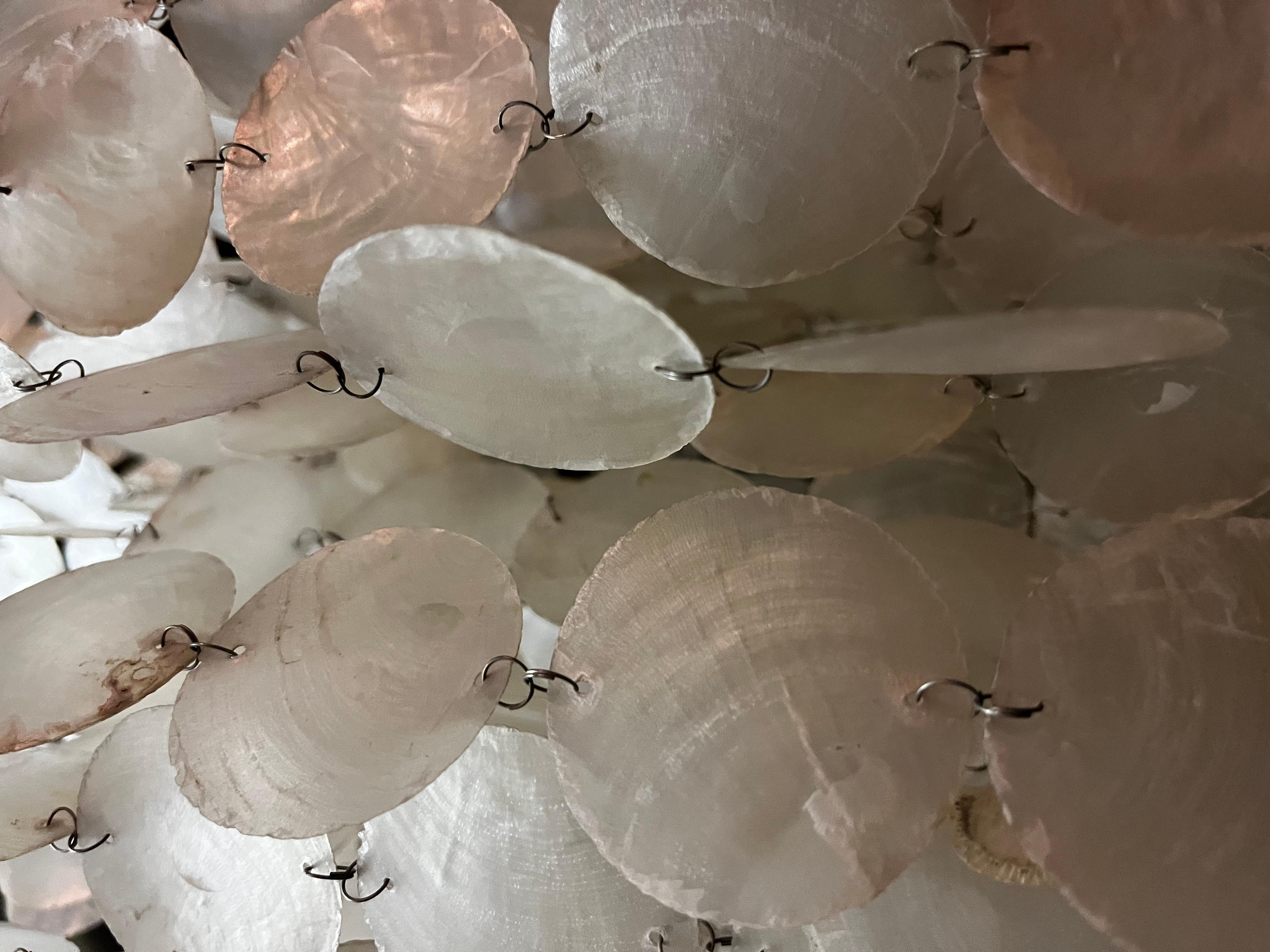 mother of pearl chandelier