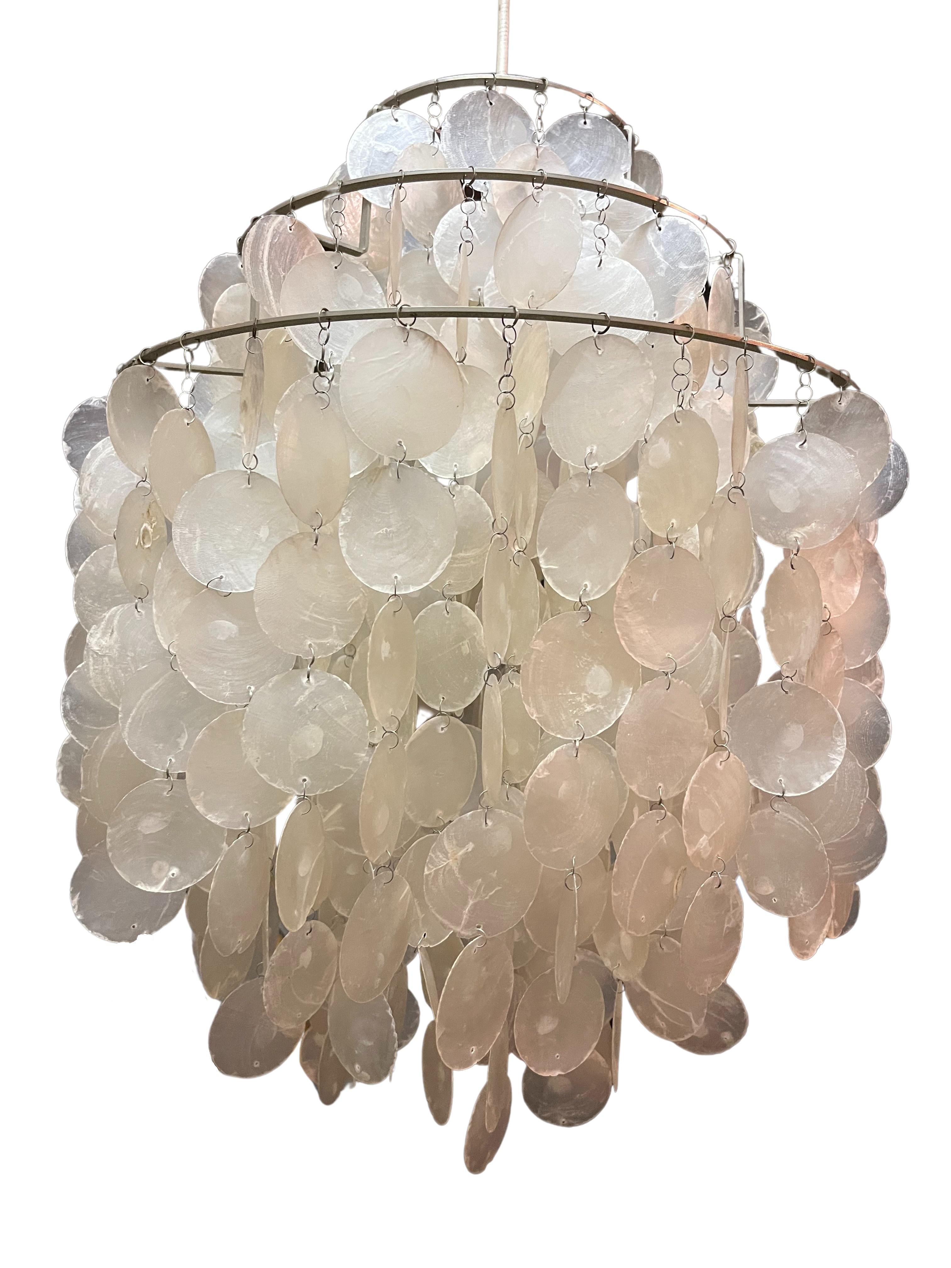 mother of pearl hanging lamp