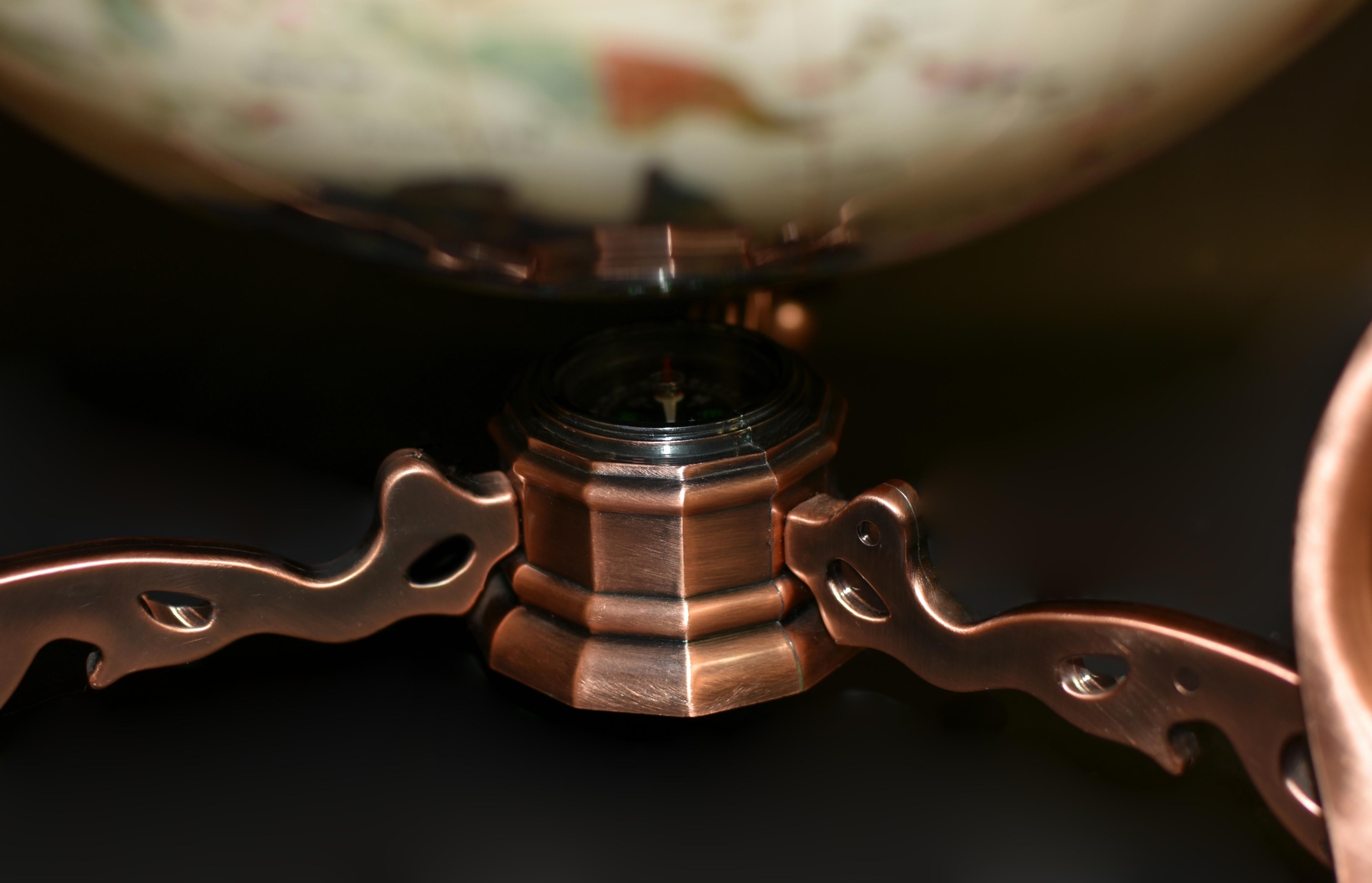 Mother of Pearl Semi-Precious Gemstone Globe 19