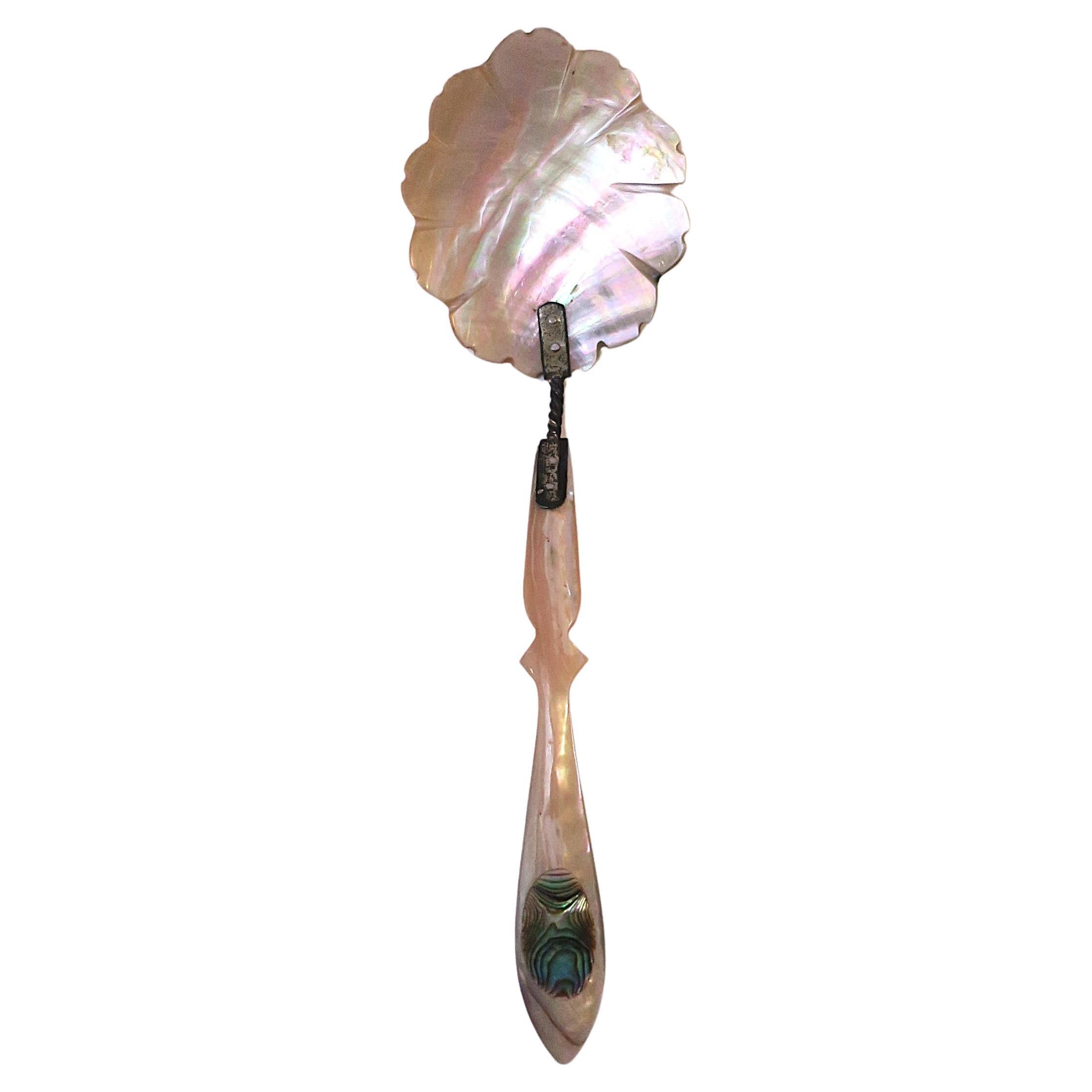 Mother of Pearl Spoon Caviar Victorian
