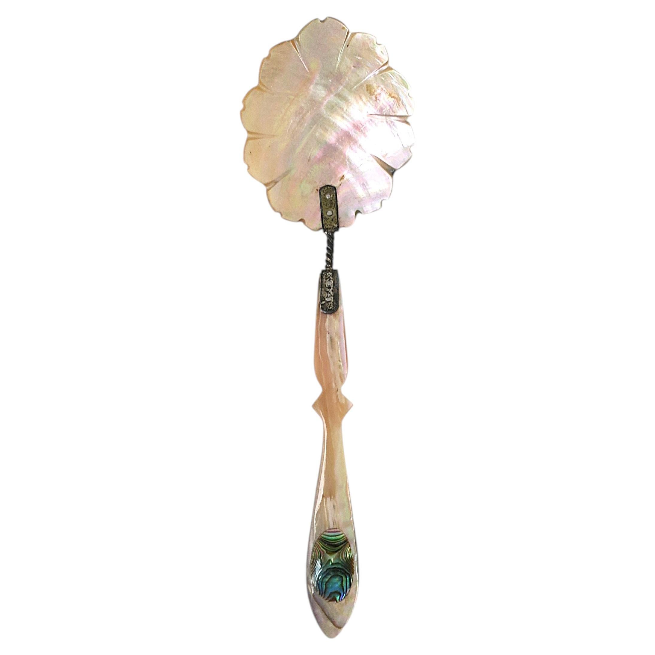 Mother of Pearl Spoon Caviar Victorian