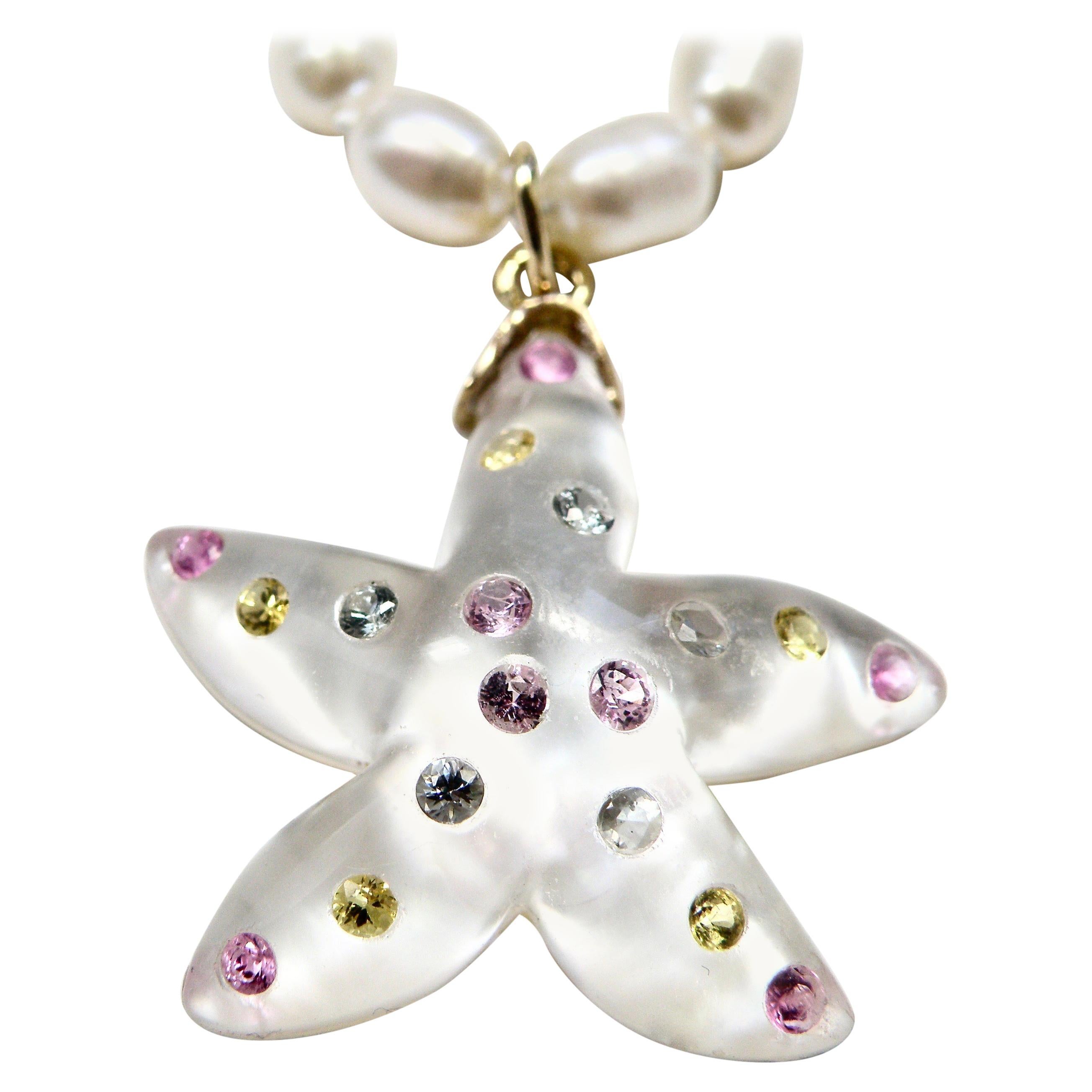 Mother of Pearl "Starfish" Pendant