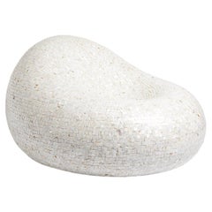 Mother of Pearl Tile Lounge Chair