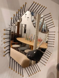Motherboard Octagonal Mirror by David & Nicolas for Collection Particuliere