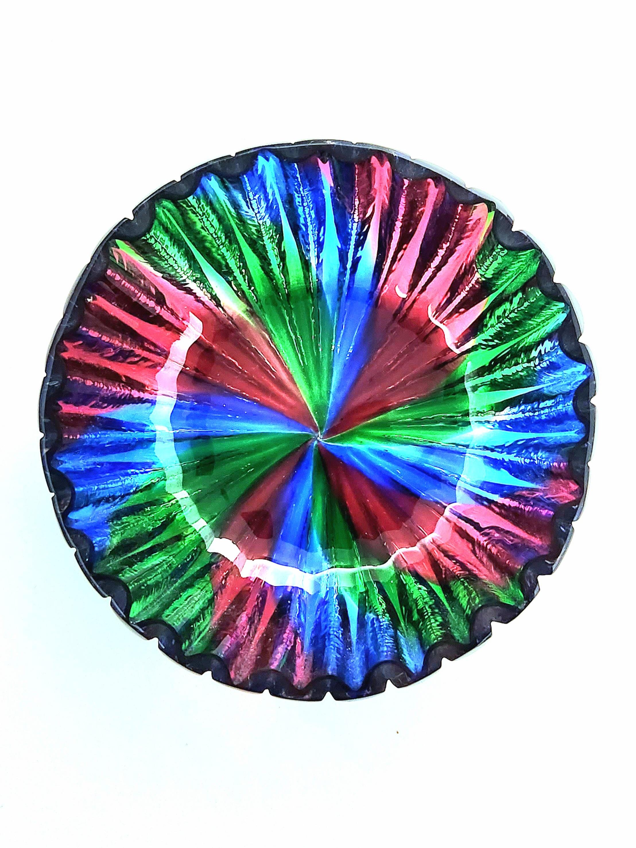 Mothership Catch All – mundgeblasenes zeitgenössisches Glasgefäß für den Wohnbereich (Geblasenes Glas) im Angebot
