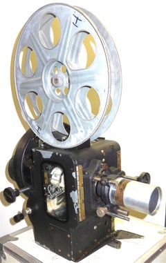 Motion Picture 35mm Theatre Projector 1922 Design, Complete Head Hollywood Relic