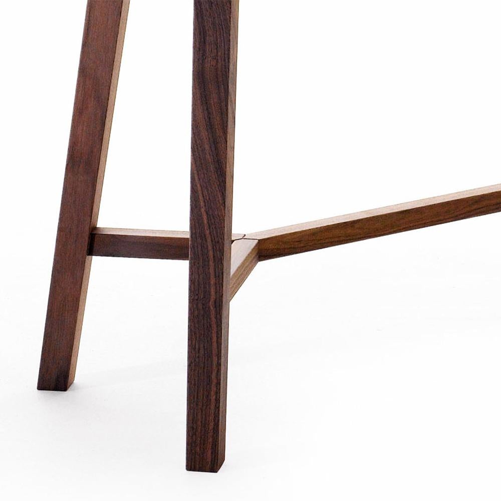 Hand-Crafted Motion Walnut Console Table