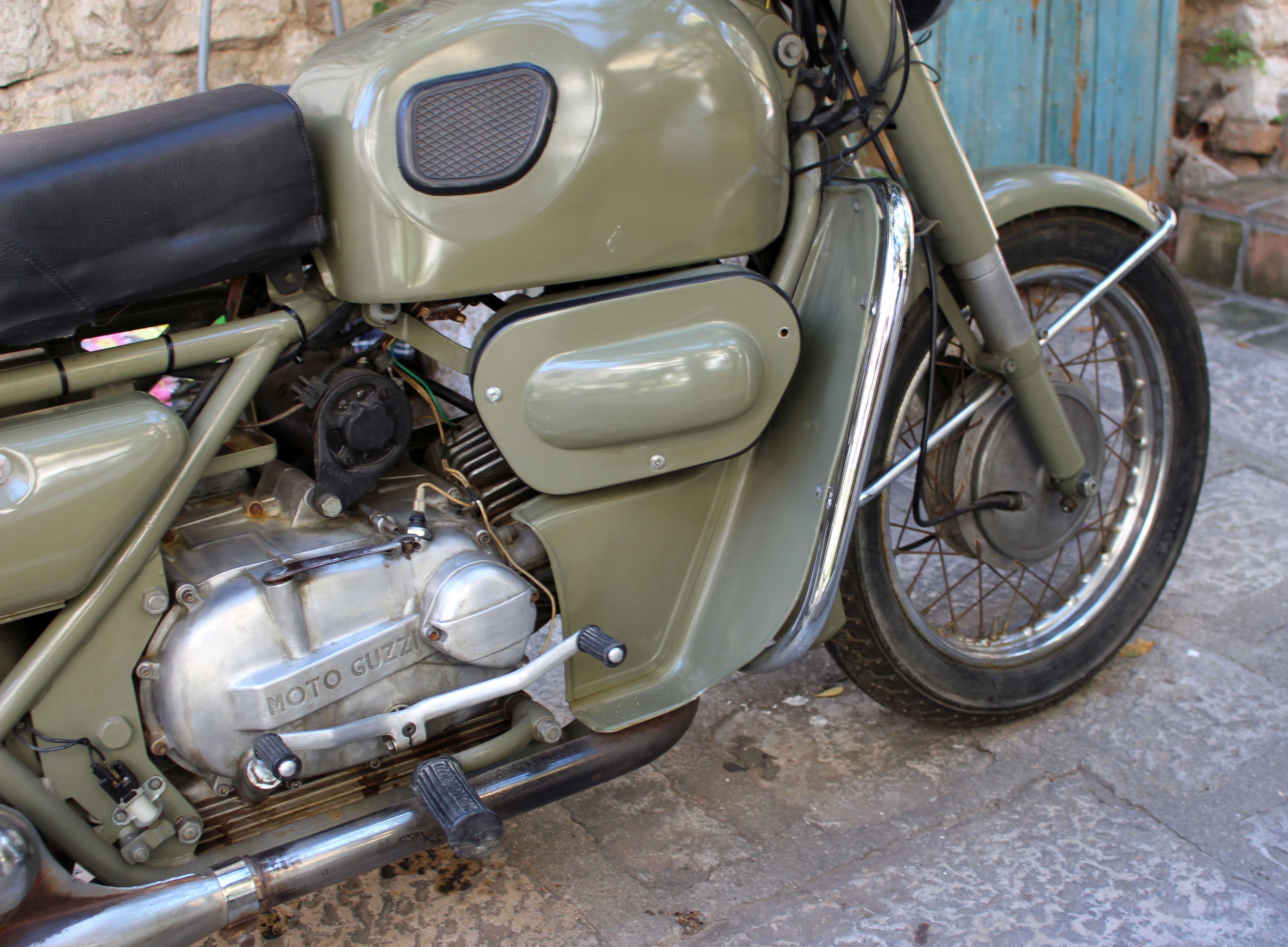 Late 20th Century Moto Guzzi Nuovo Falcone Military 500cc 1972 For Sale