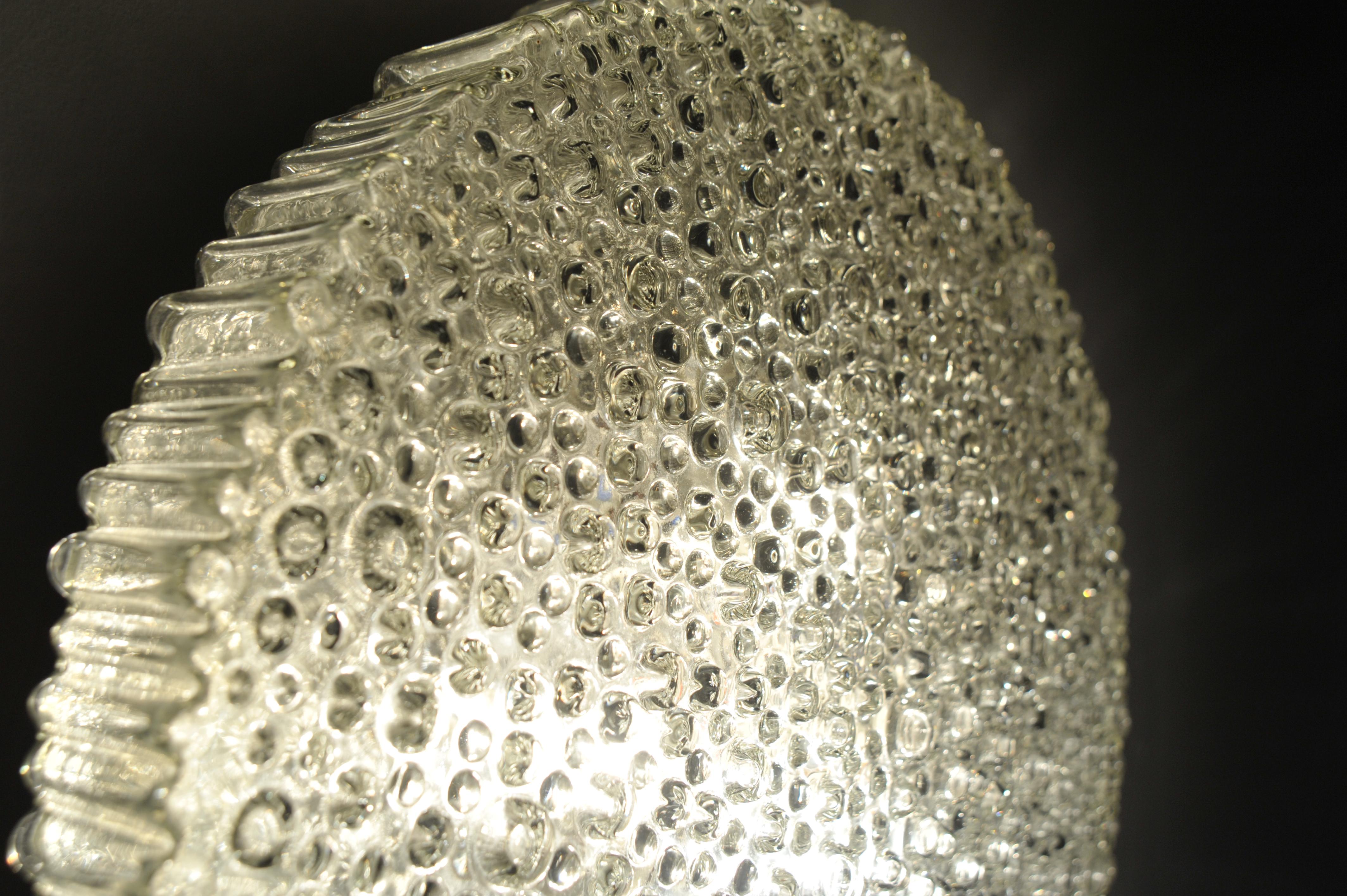 Motoko Ishii Personal de Wandleuchte Glas 1970 en venta 2
