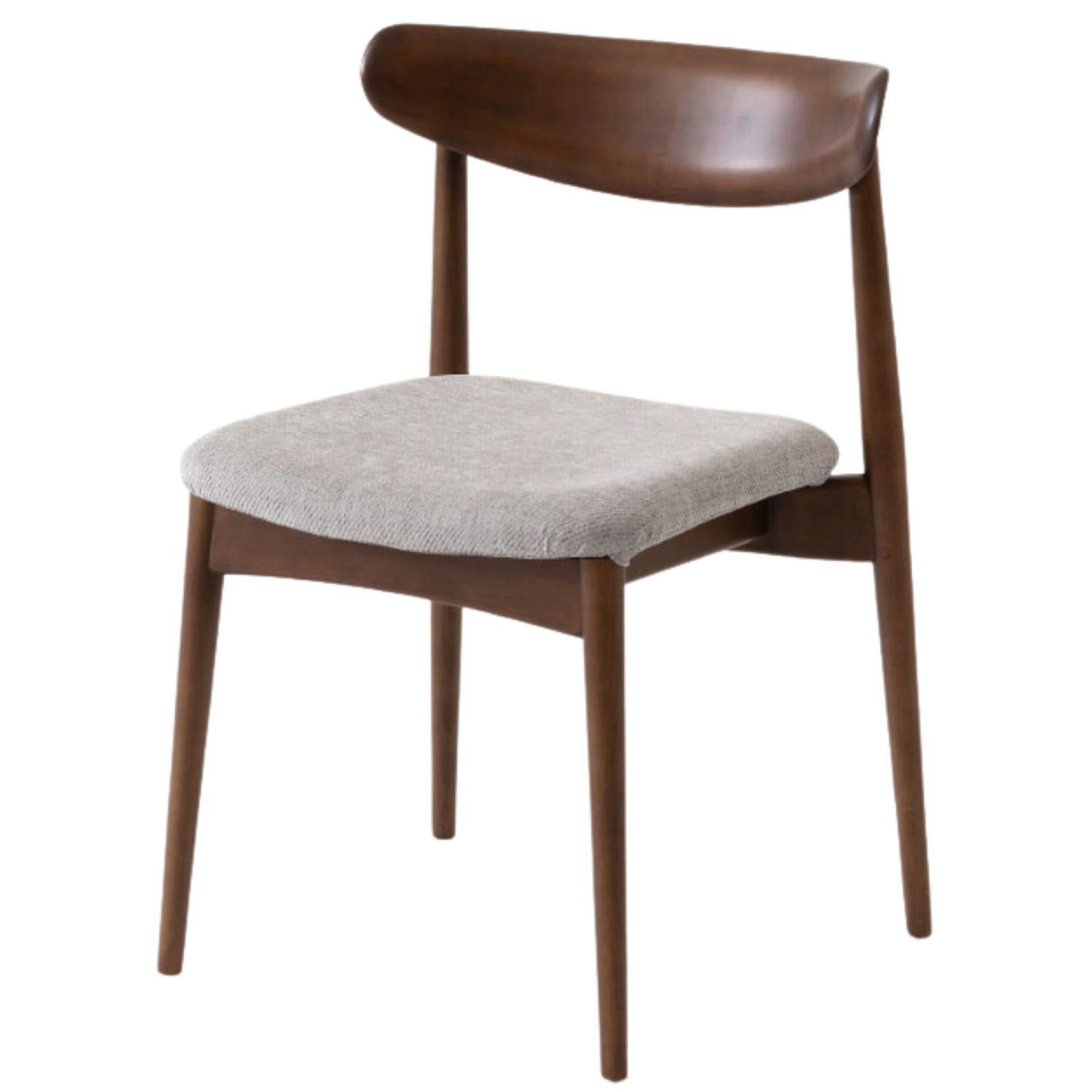 Contemporary Motomi Kawakami 'Seoto KD201' Dining Chair in Oak and Upholstery for Hida For Sale