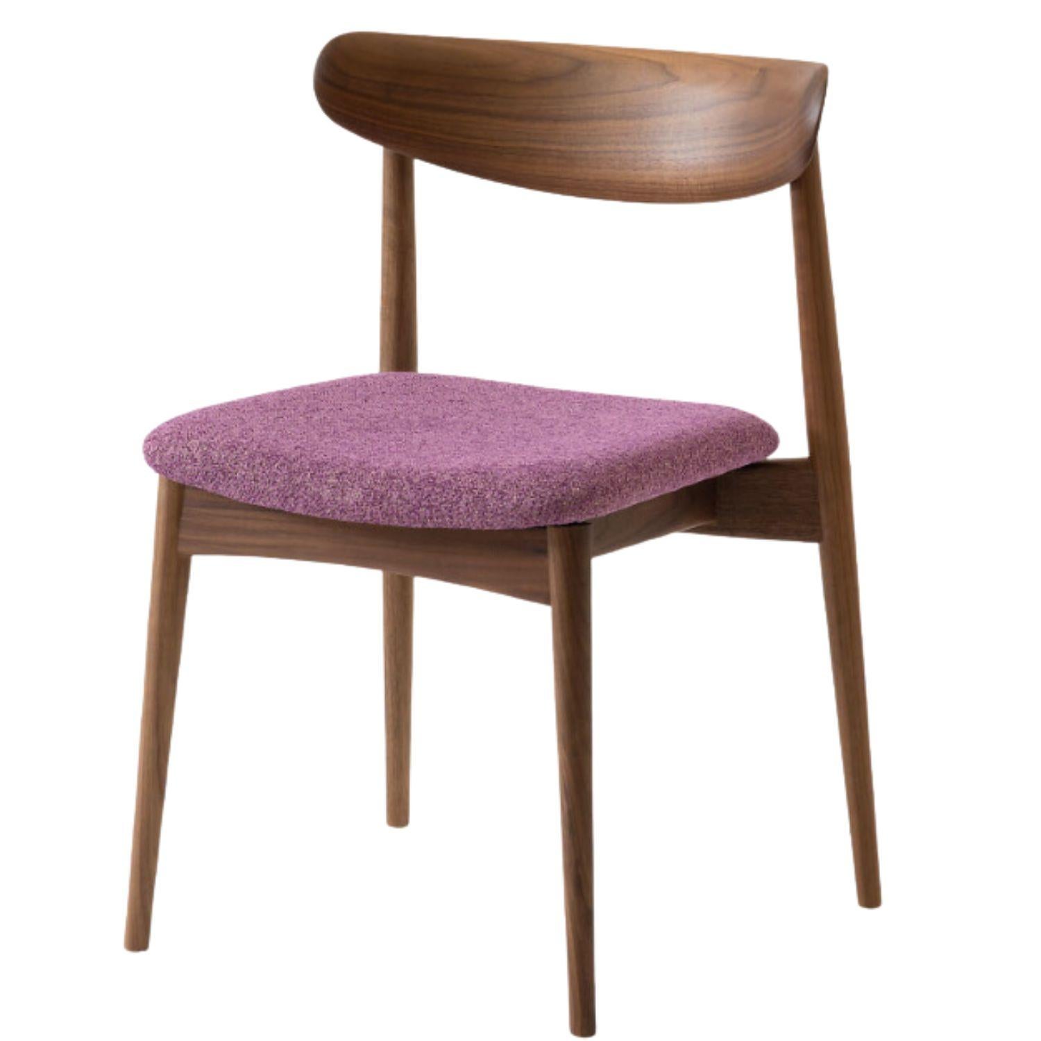 Wood Motomi Kawakami 'Seoto KD201' Dining Chair in Oak and Upholstery for Hida For Sale