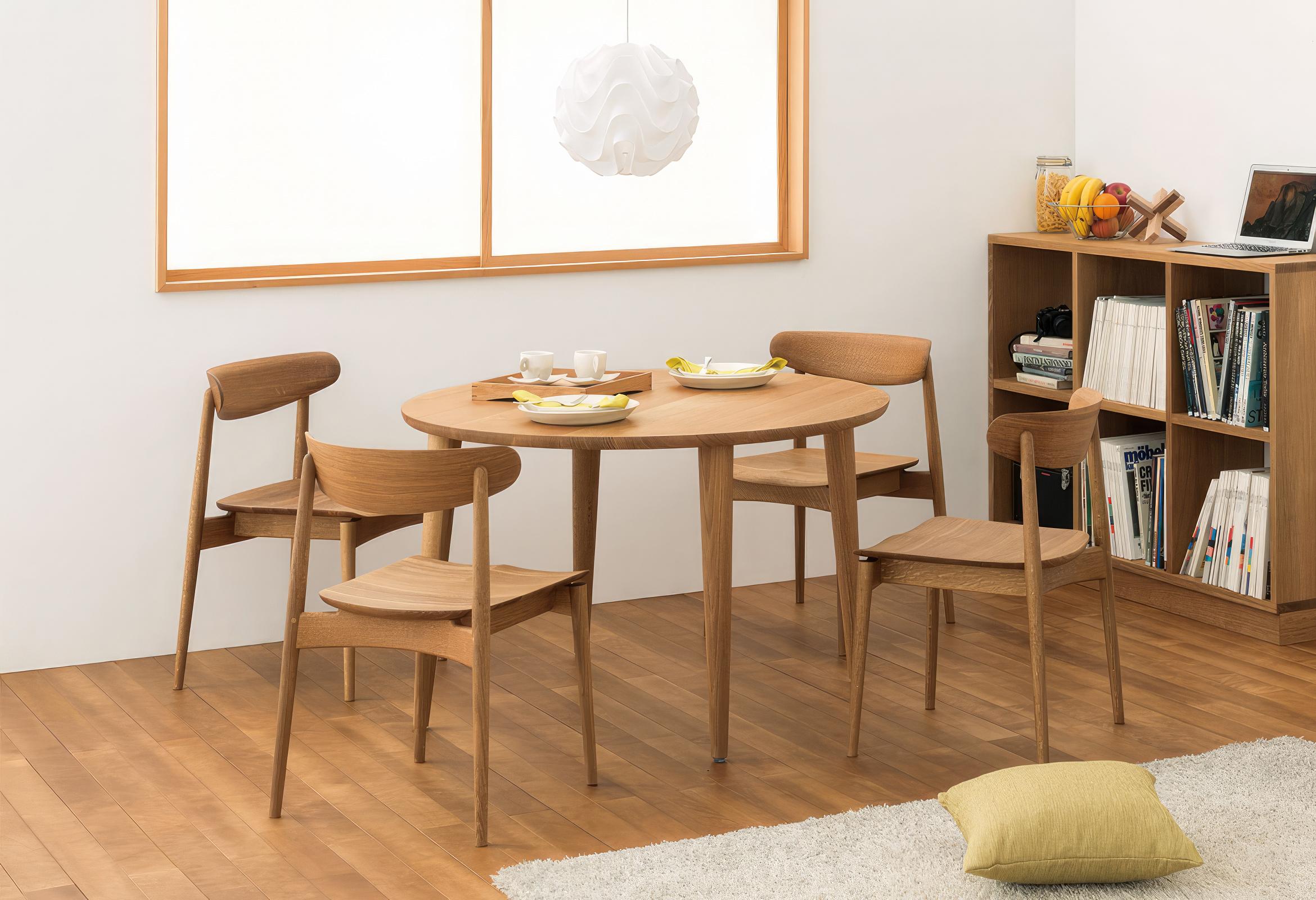 Japanese Motomi Kawakami 'Seoto KD201' Dining Chair in Walnut for Hida