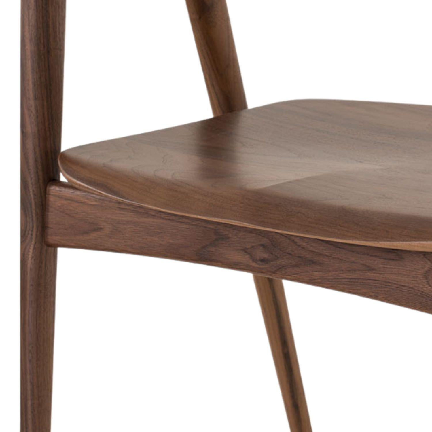 Sillón de comedor Motomi Kawakami 'Seoto KD221' en tapicería y haya para Hida 7
