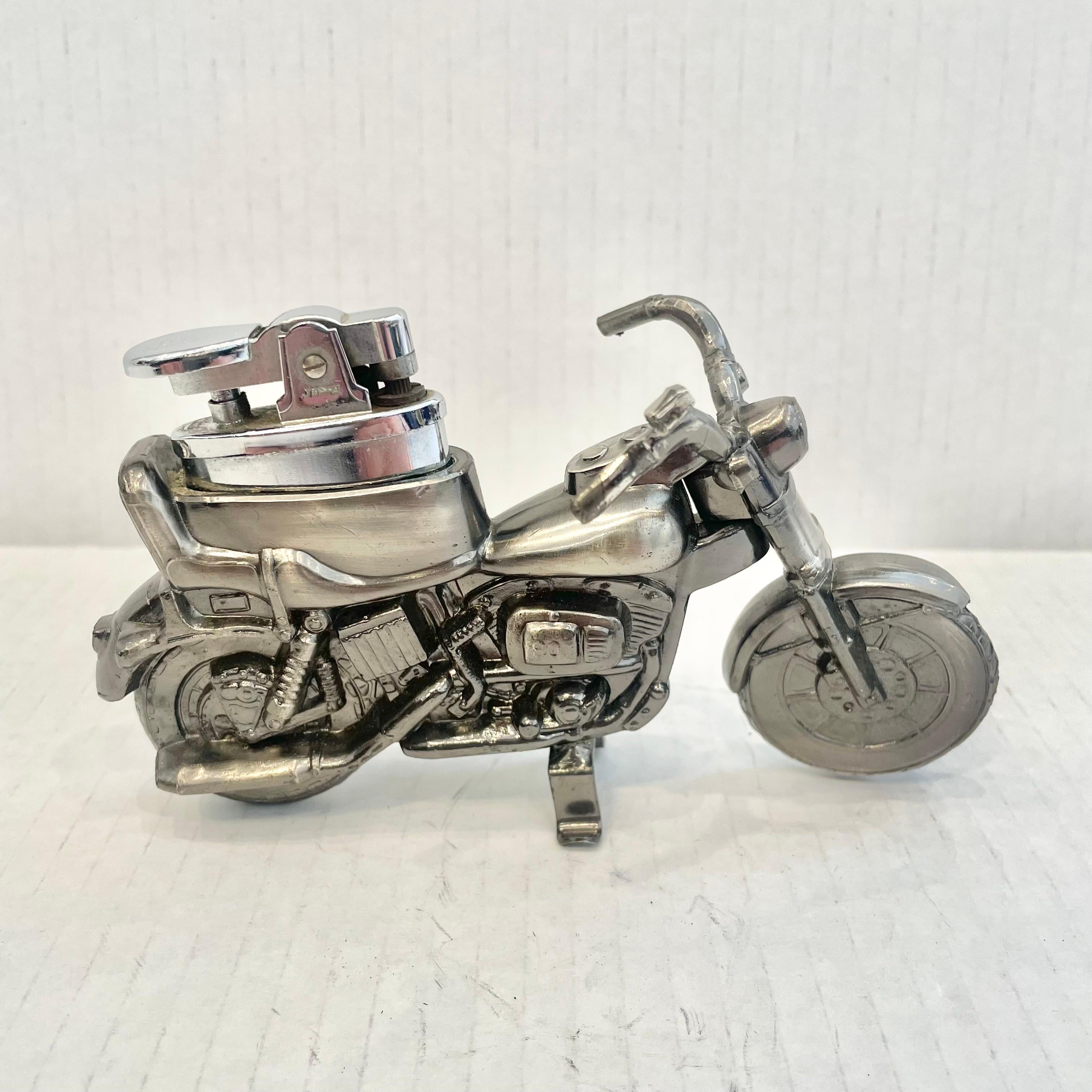 Metal Motorcycle Lighter, 1980s Japan For Sale