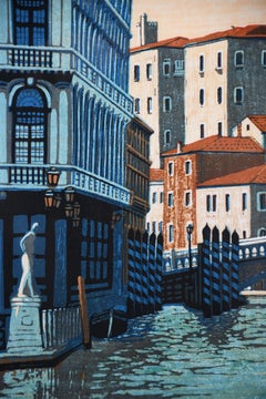 Mototsugu Sugiyama — « Venise, 2e partie » — estampe japonaise originale sur bois