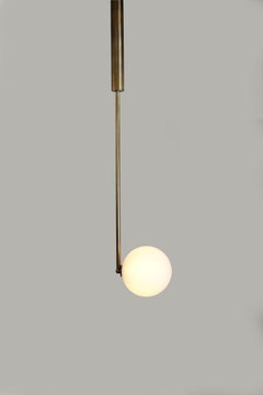 Mottle One Glass Globe Pendant by Lamp Shaper