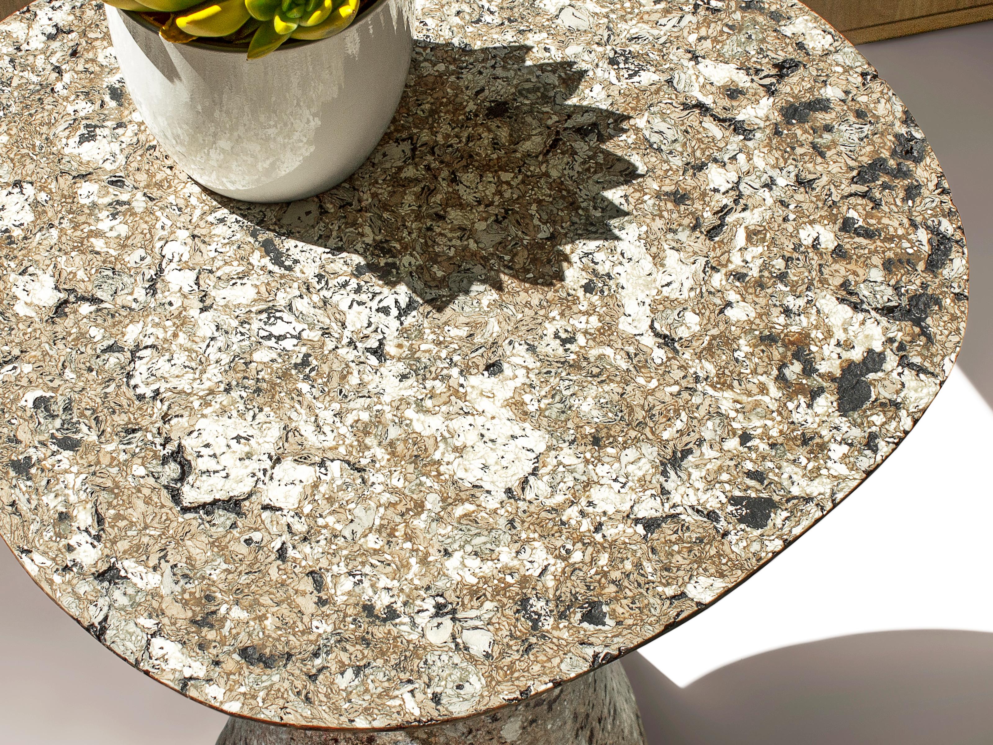 Mottled Side Table by Donatas Zukauskas For Sale 3