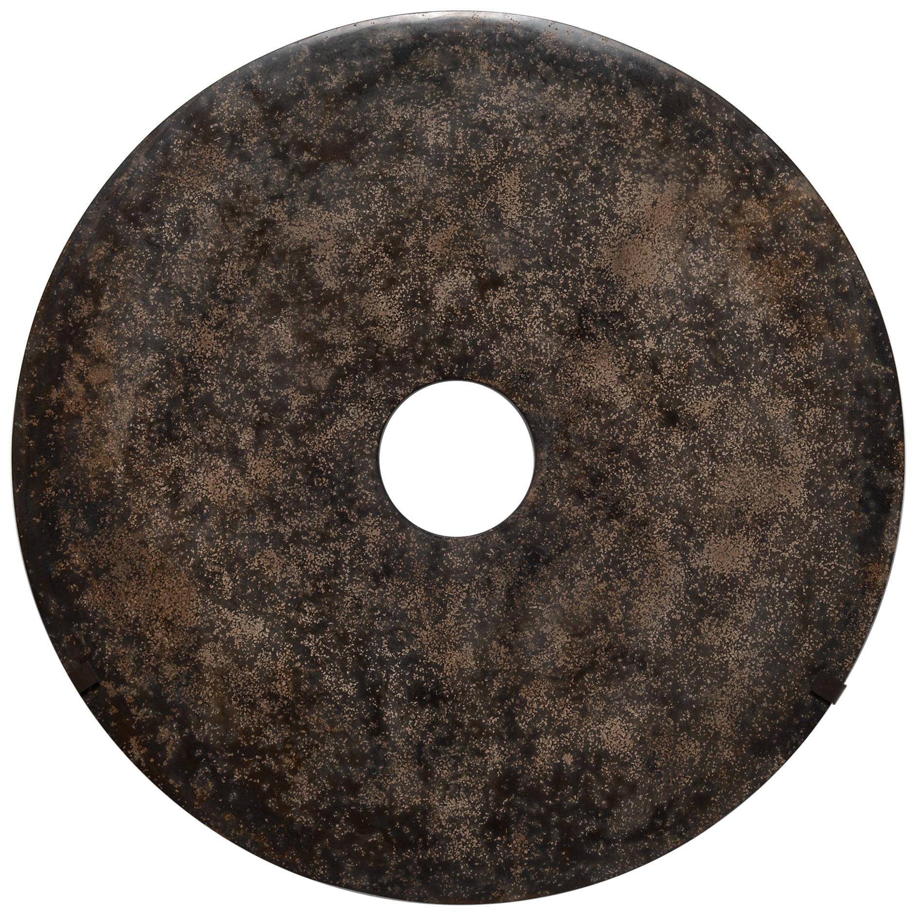 Mottled Stone Bi Disc on Wall Mount