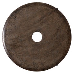 Mottled Stone Bi Disc with Wall Mount