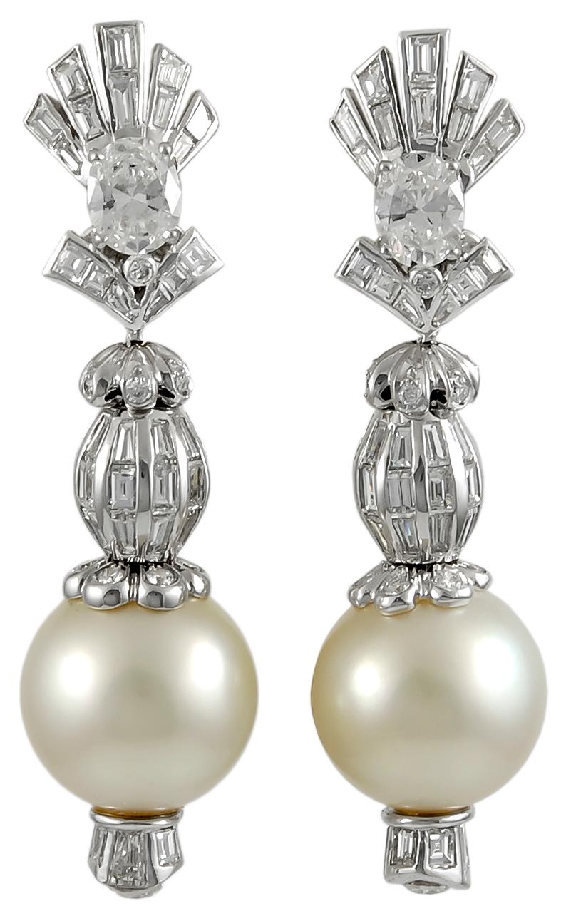 Mouawad Diamond Pearl White Gold Suite For Sale at 1stDibs