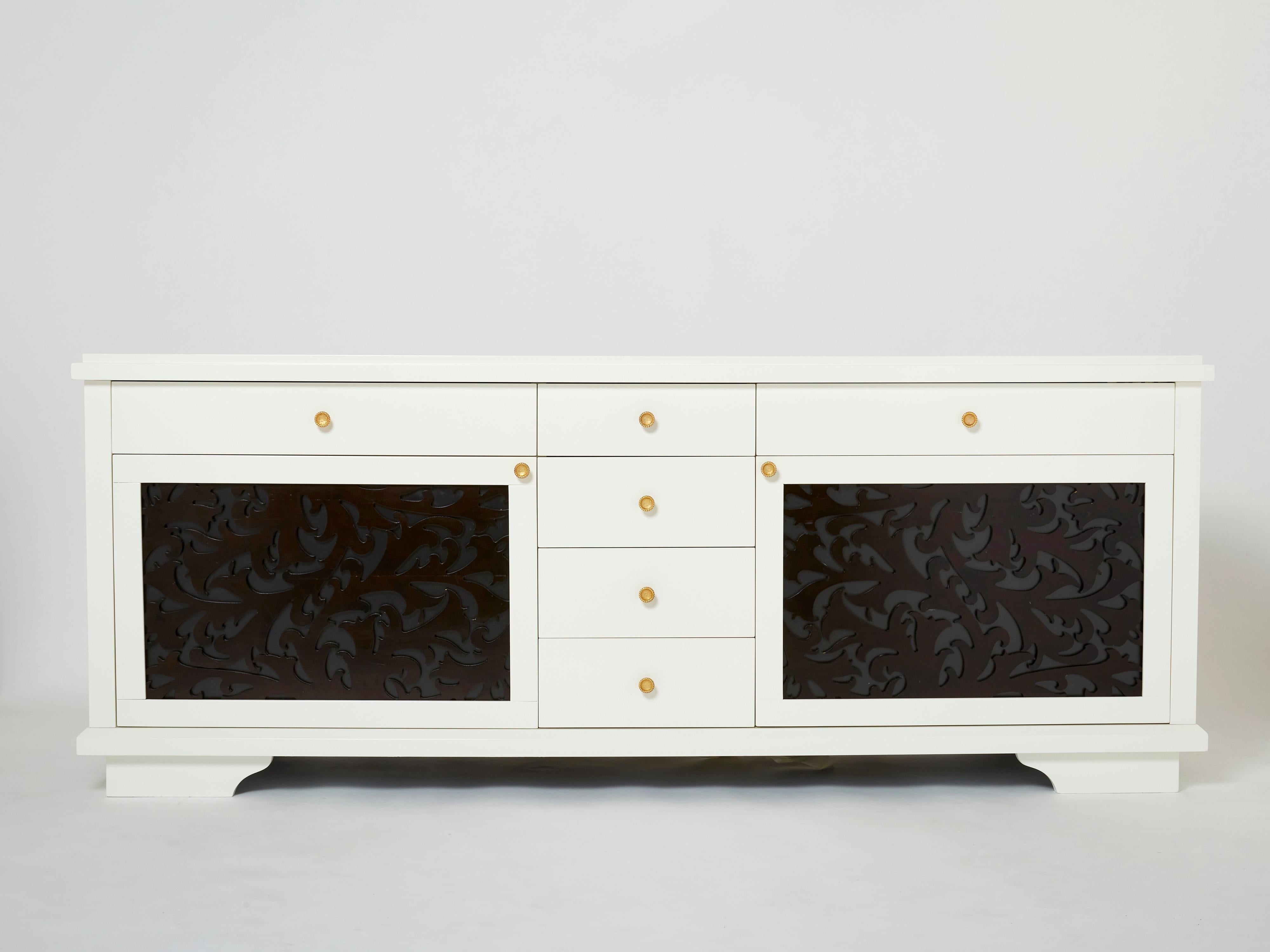 French Moucharabieh Sideboard by Garouste & Bonetti for Christian Lacroix, 1987 For Sale