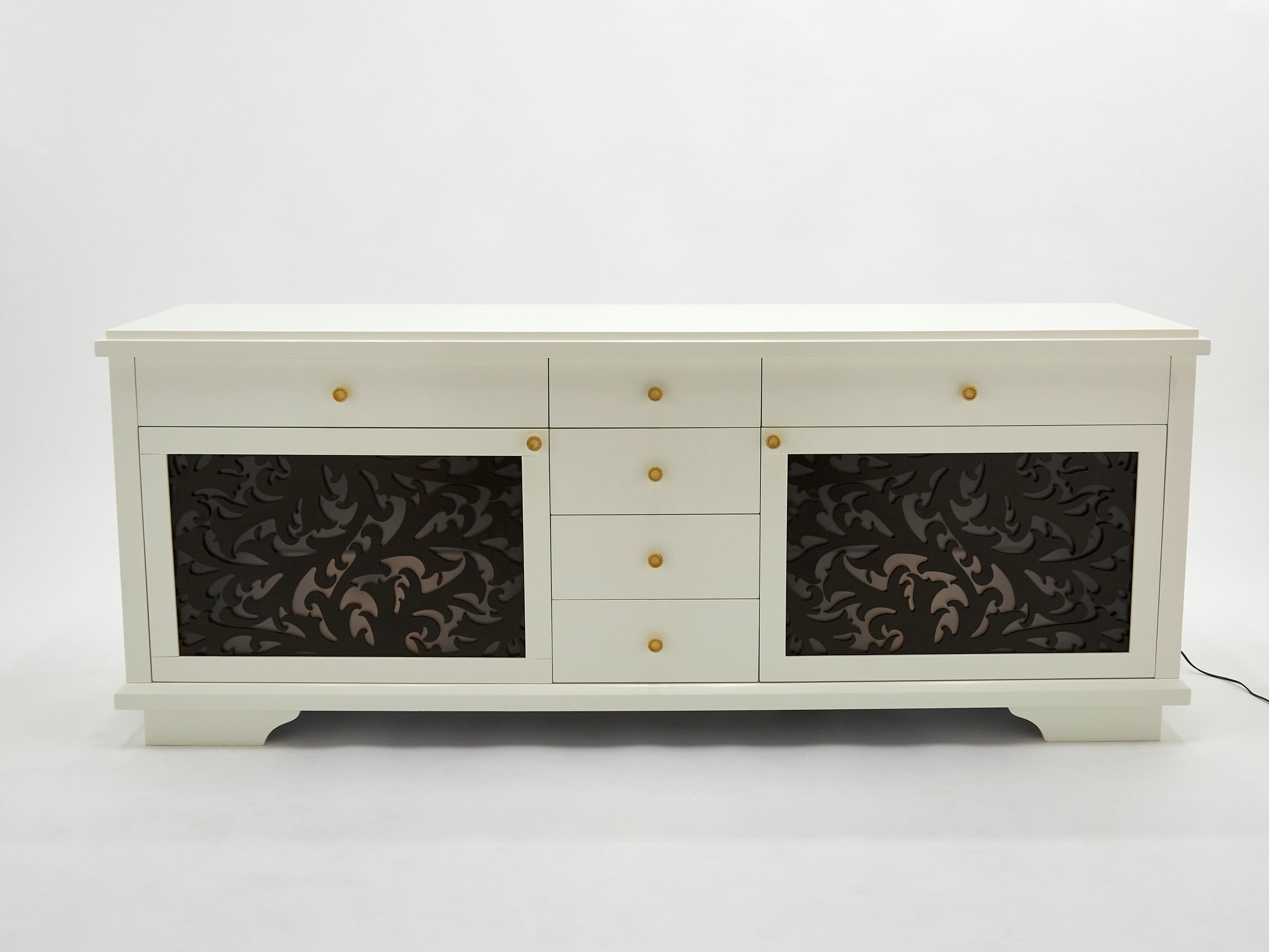 Moucharabieh Sideboard by Garouste & Bonetti for Christian Lacroix, 1987 In Good Condition For Sale In Paris, IDF
