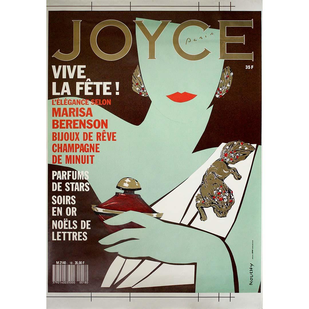 1988 original poster by Mouchy for Joyce Paris - French fashion magazine