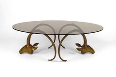 Mouflon Coffee Table by Alain Chervet, France, circa 1970s