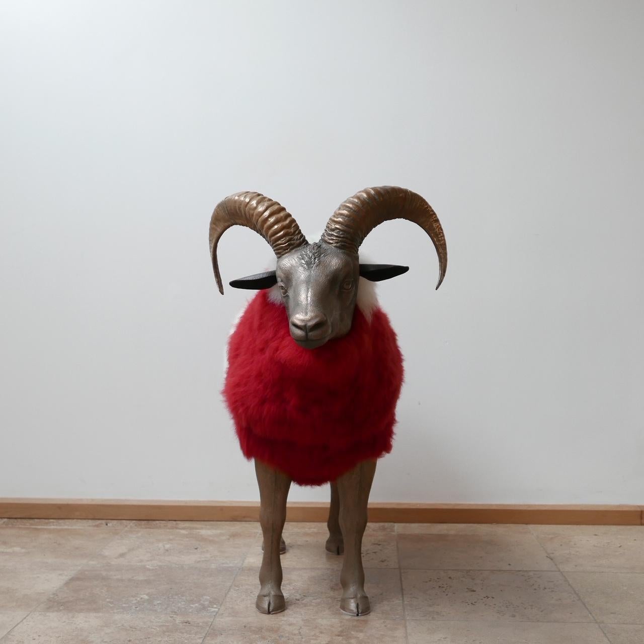 British Mouflon Contemporary Art by Jose Granell Sculpture