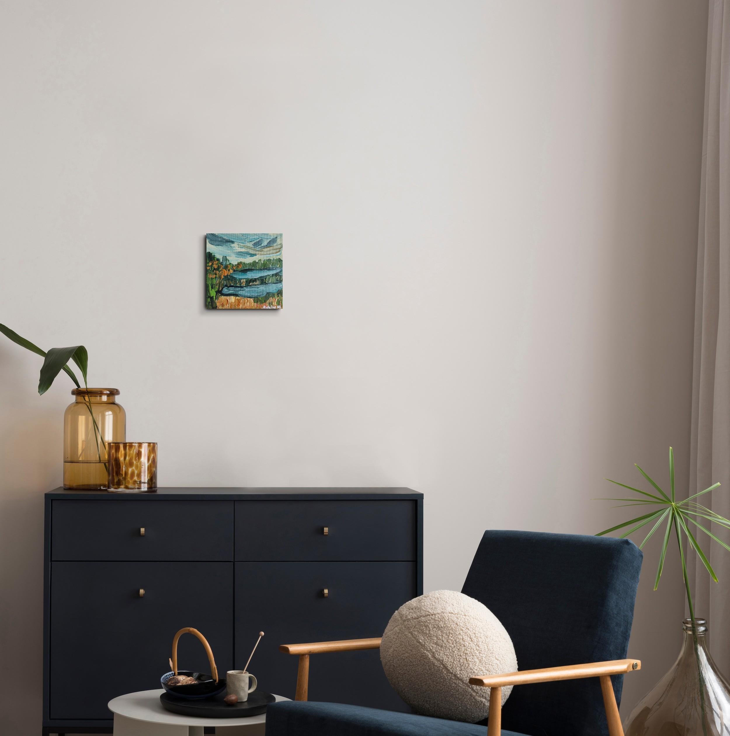 This small-format oil painting 