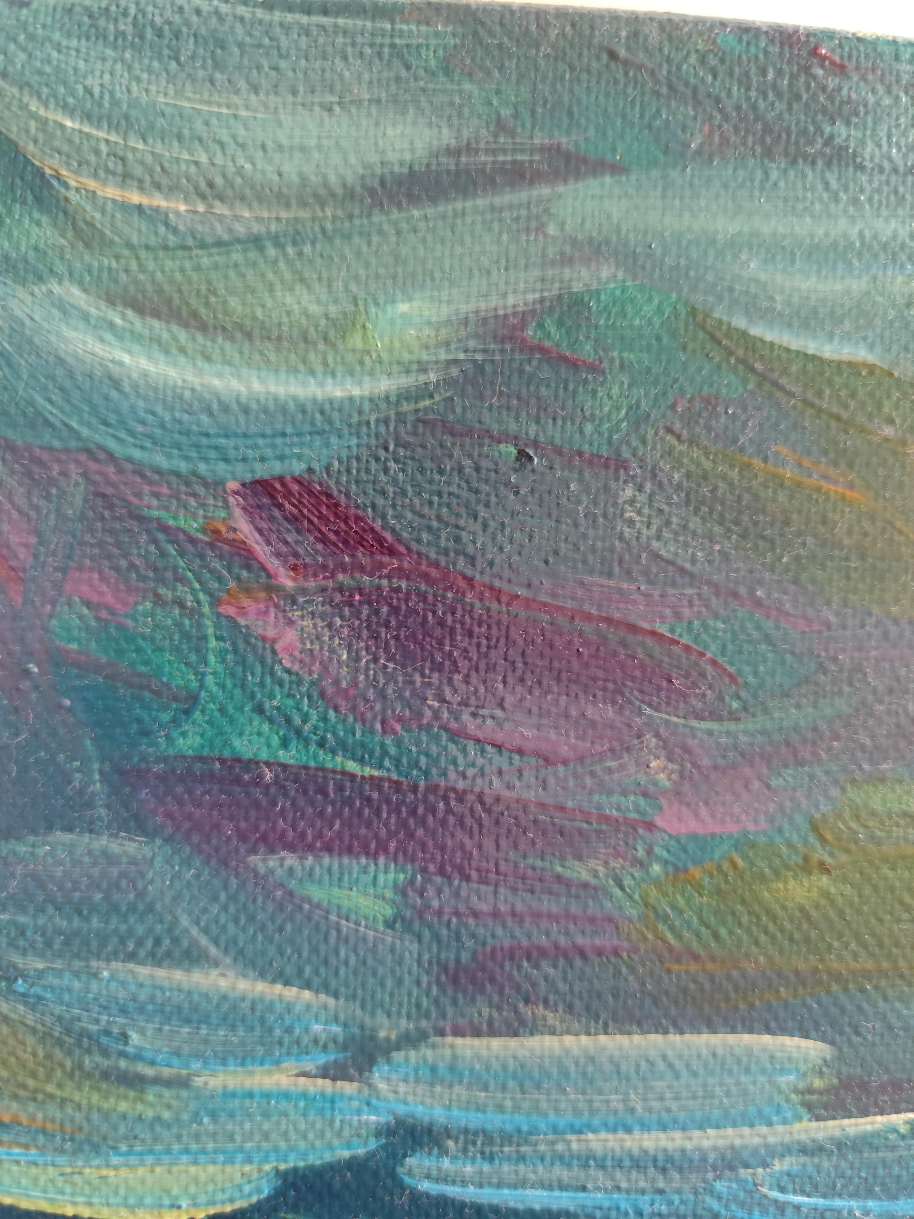 Abstrakter Expressionist impressionistische Natur Ölgemälde 