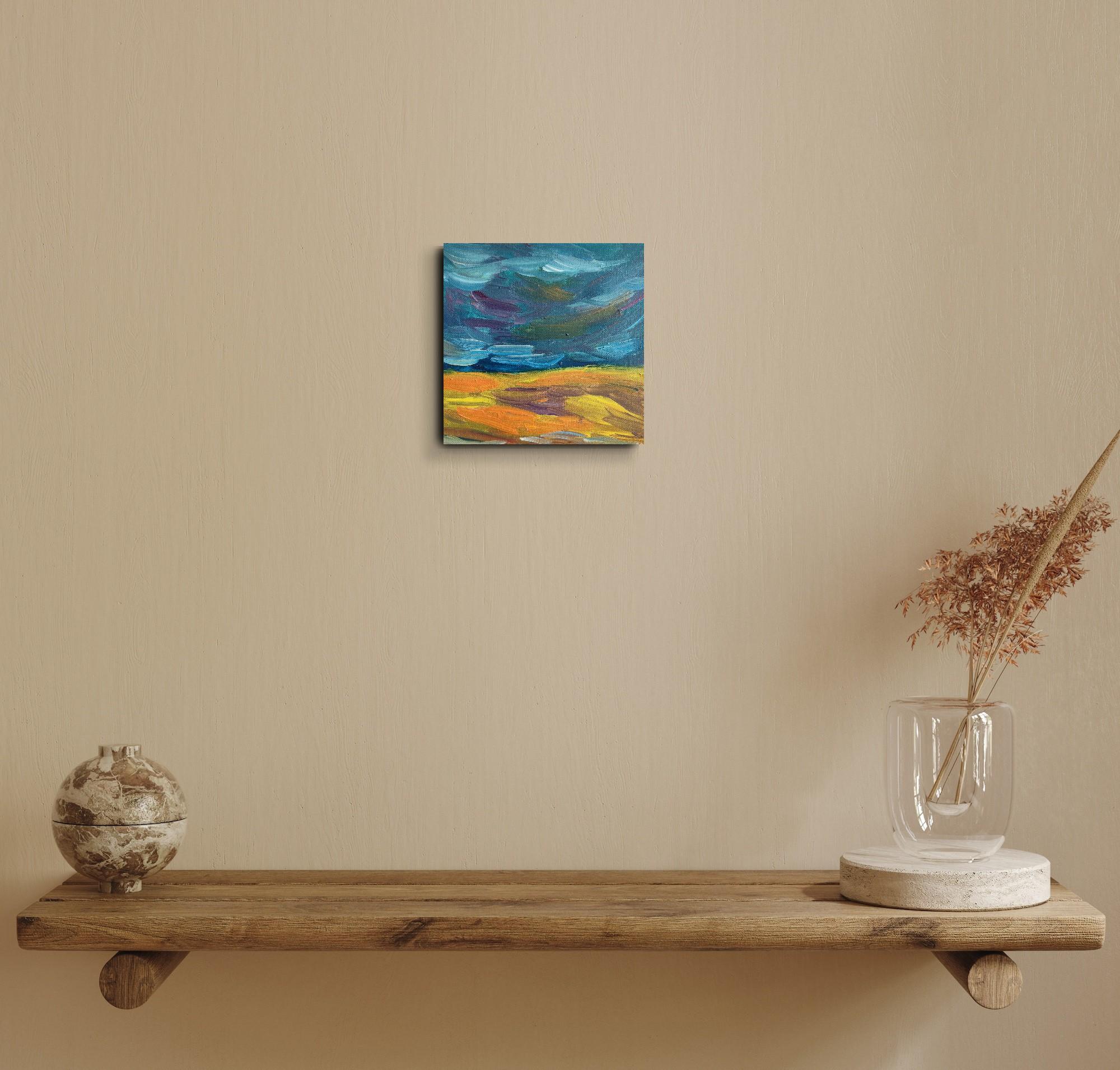 Abstrakter Expressionist impressionistische Natur Ölgemälde 