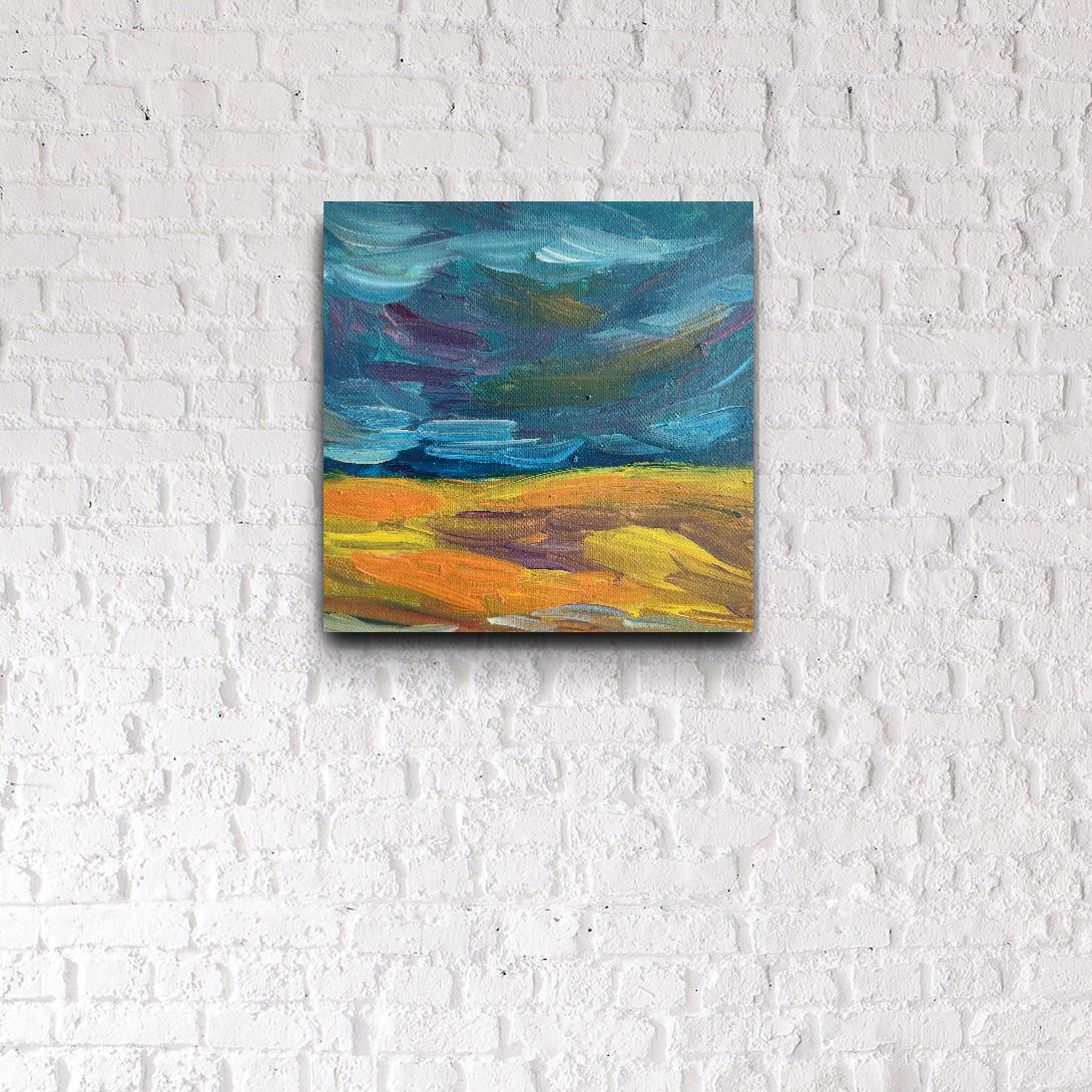 Abstrakter Expressionist impressionistische Natur Ölgemälde 