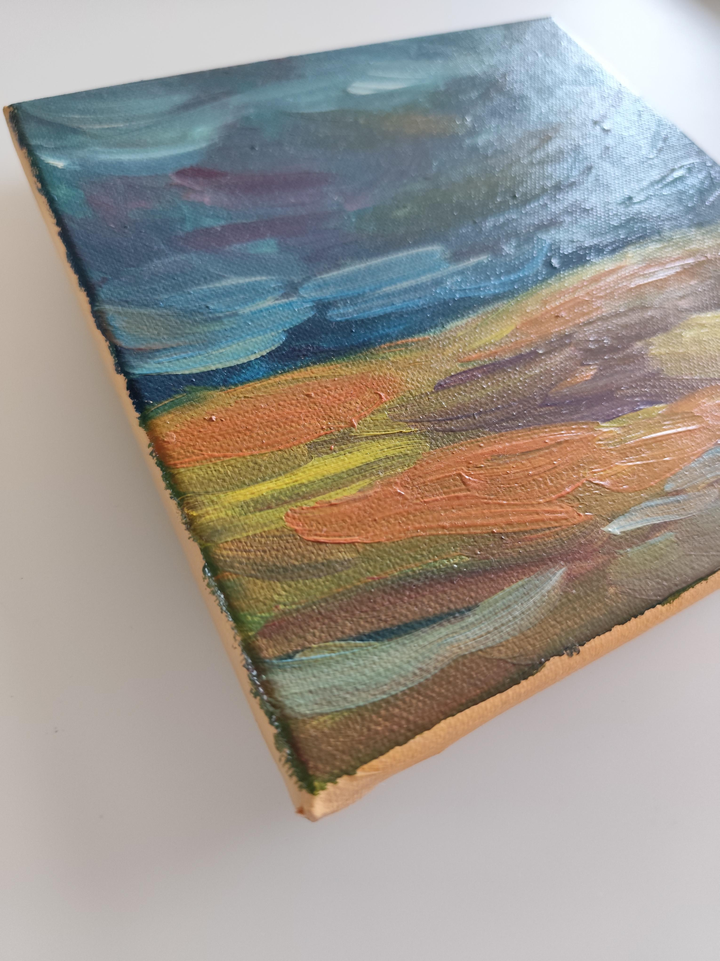 Abstrakter Expressionist impressionistische Natur Ölgemälde 